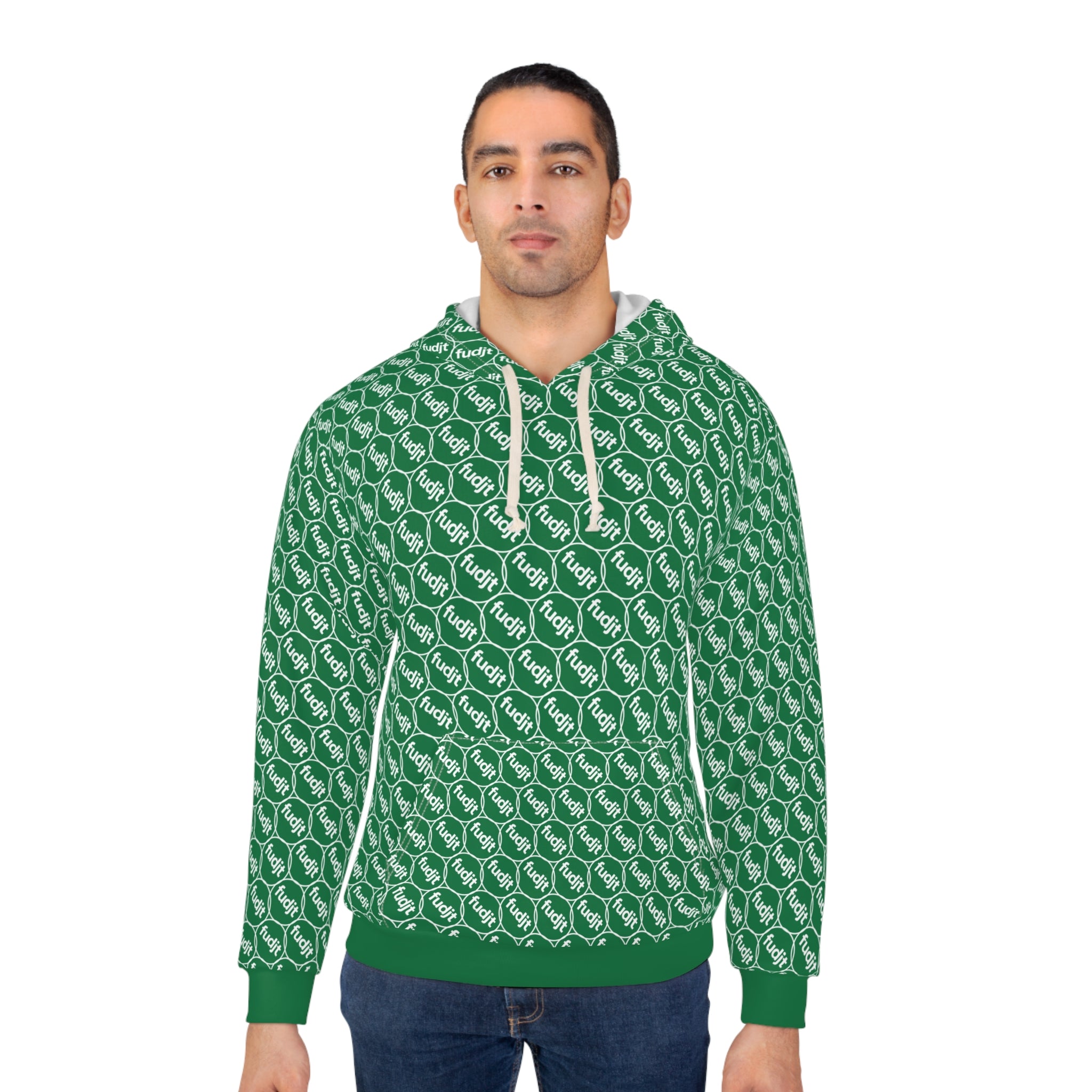 Dark Green fudjt Unbroken Chain Hoodie | All Over 2.5-45