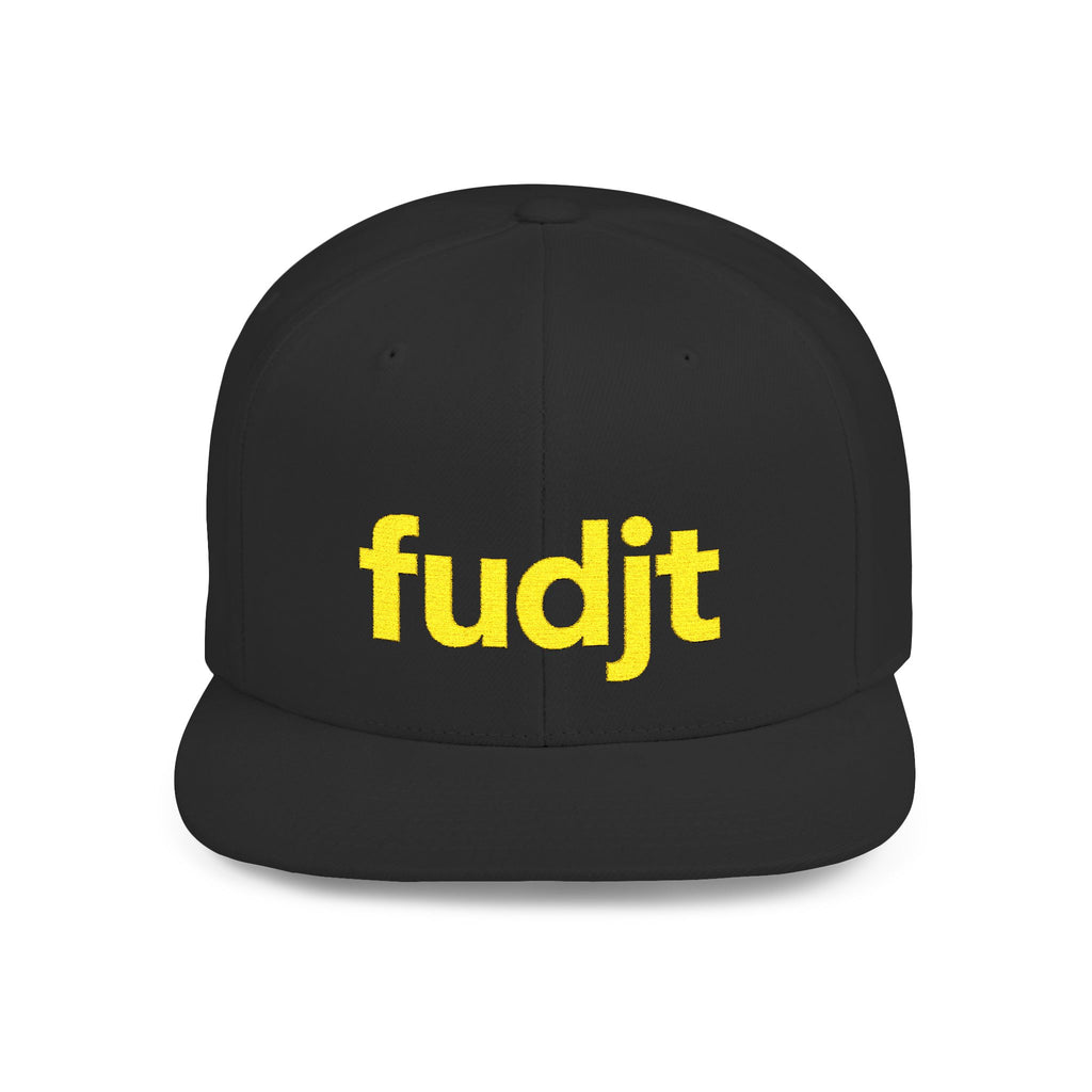 Stylish Flat Bill Snapback Gold fudjt Streetwear Logo Cap | 11 Colors