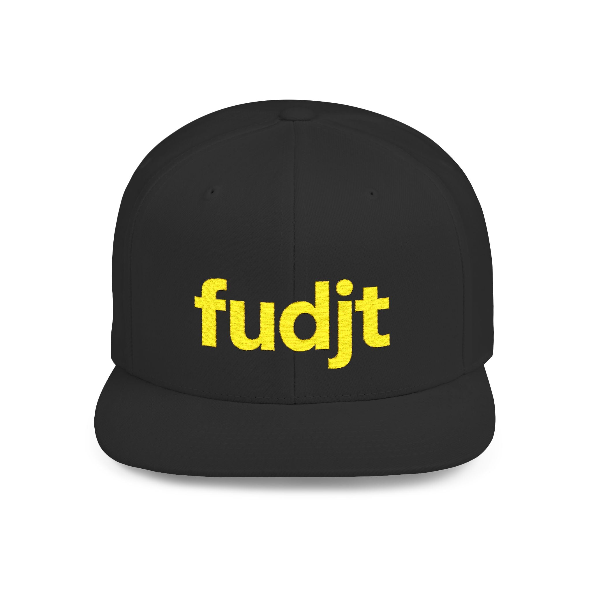 Stylish Flat Bill Snapback Gold fudjt Streetwear Logo Cap | 11 Colors