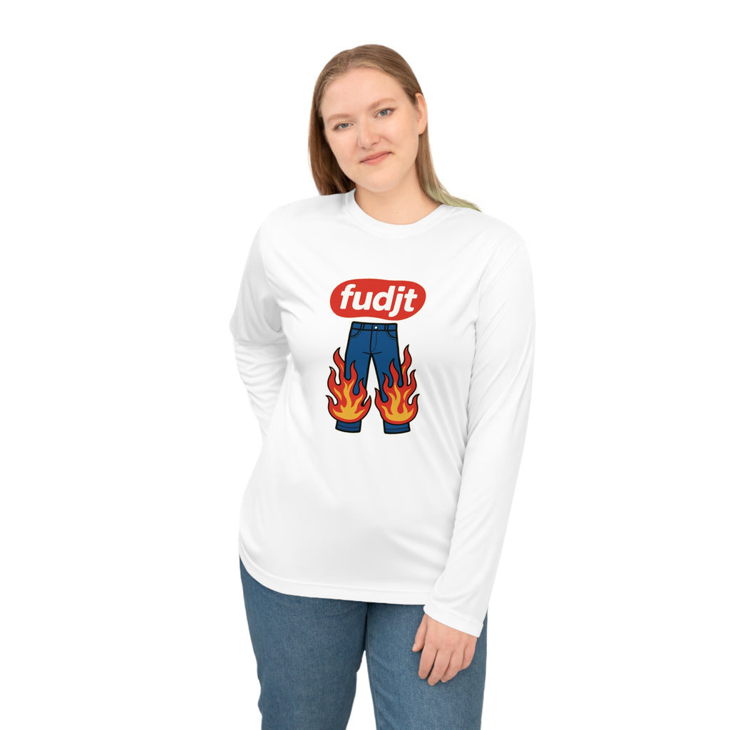 fudjt Pants On Fire Long Sleeve Performance Tee | 5 Colors