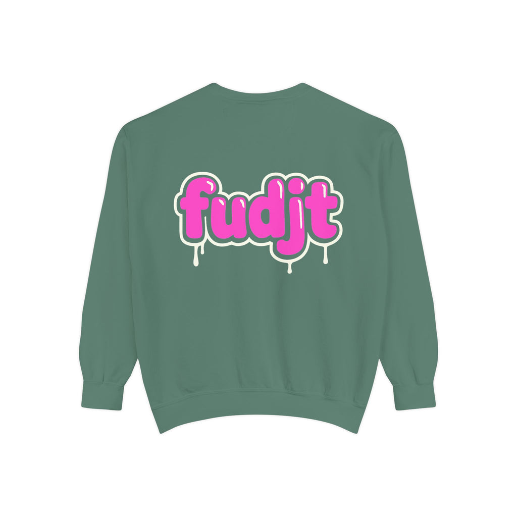 Rebel Loon fudjt Retro Wildlife Crewneck, Bold Pink Drip Backside | 14 Colors