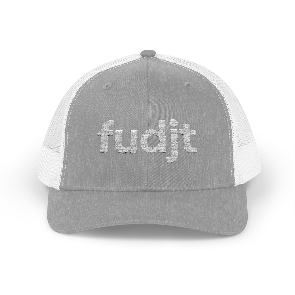 White fudjt logo Snapback Trucker Cap | 6 Colors