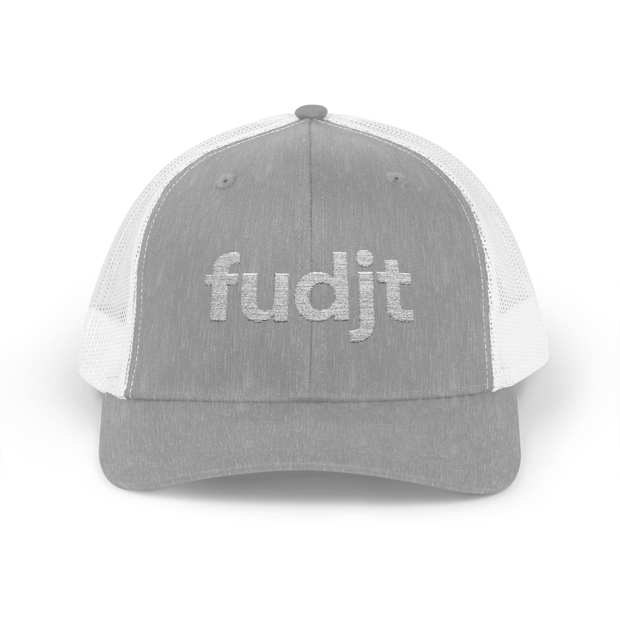 White fudjt logo Snapback Trucker Cap | 6 Colors
