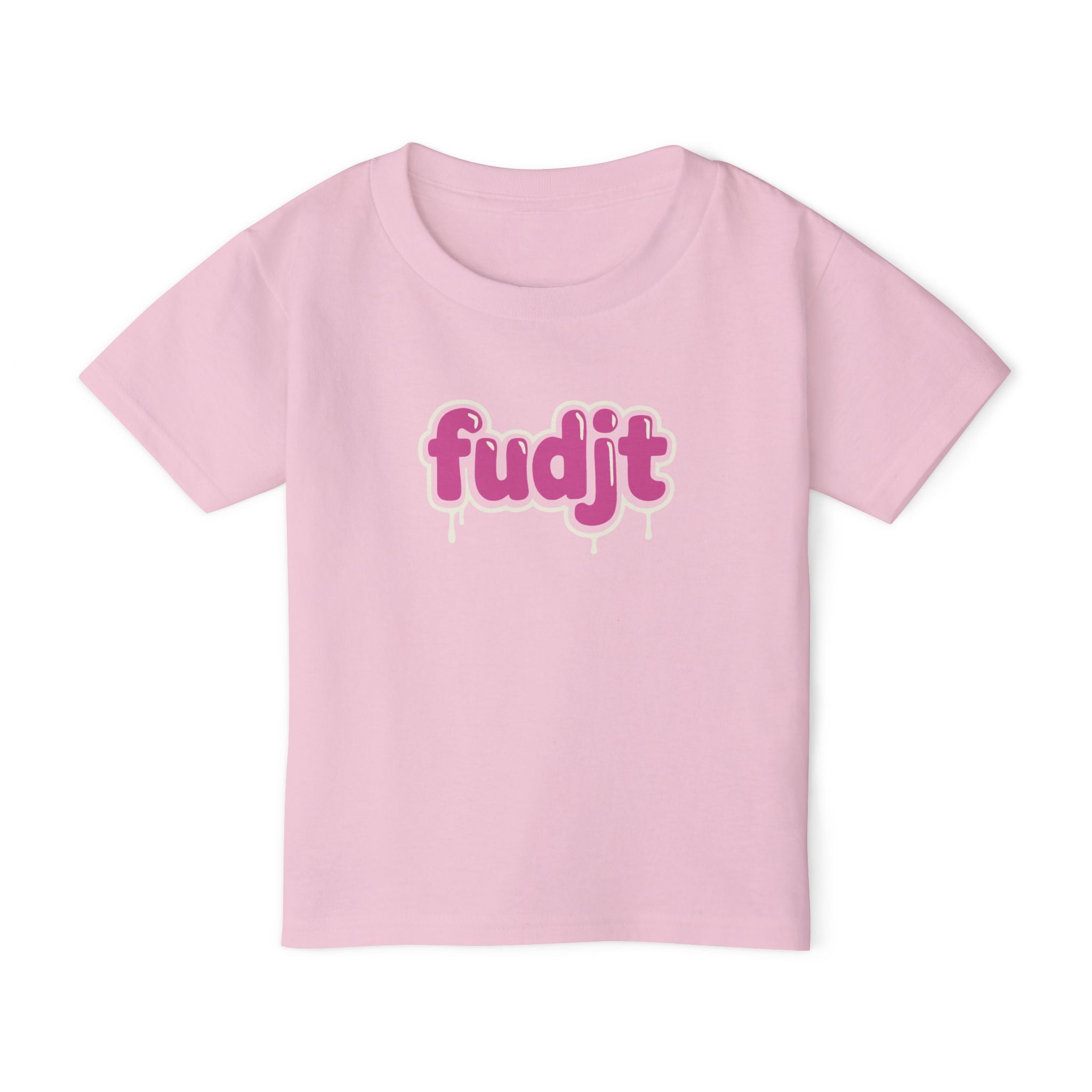 fudjt Toddler Tee with Pink Drip Design | 6 Colors