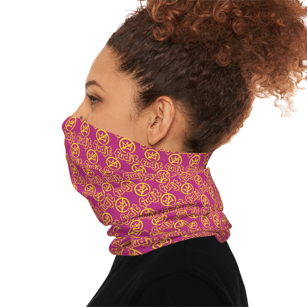 Pink Golden fudjt No Kings 1.25 Neck Gaiter