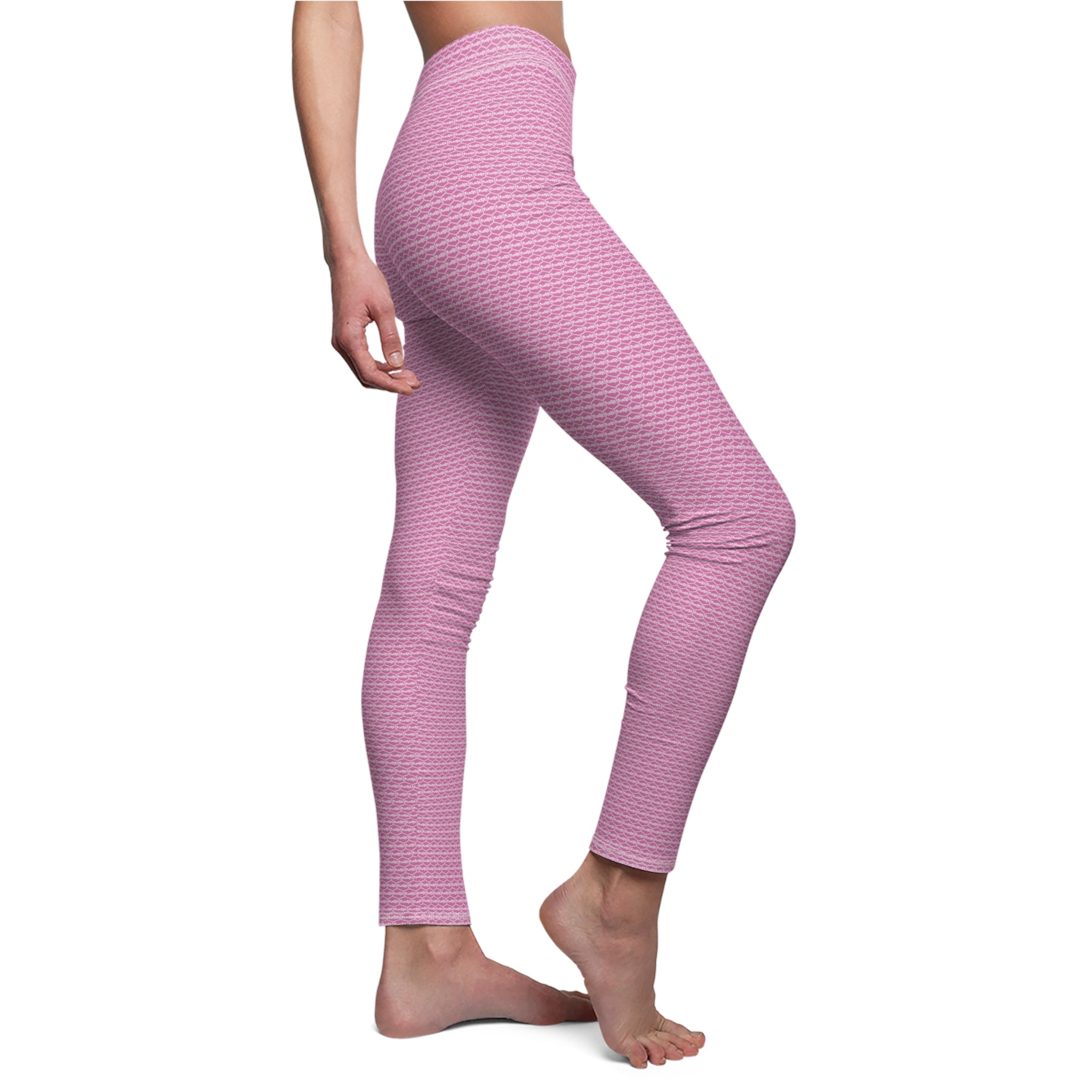 Light Pink fudjt Unbroken Chain .5 Casual Leggings