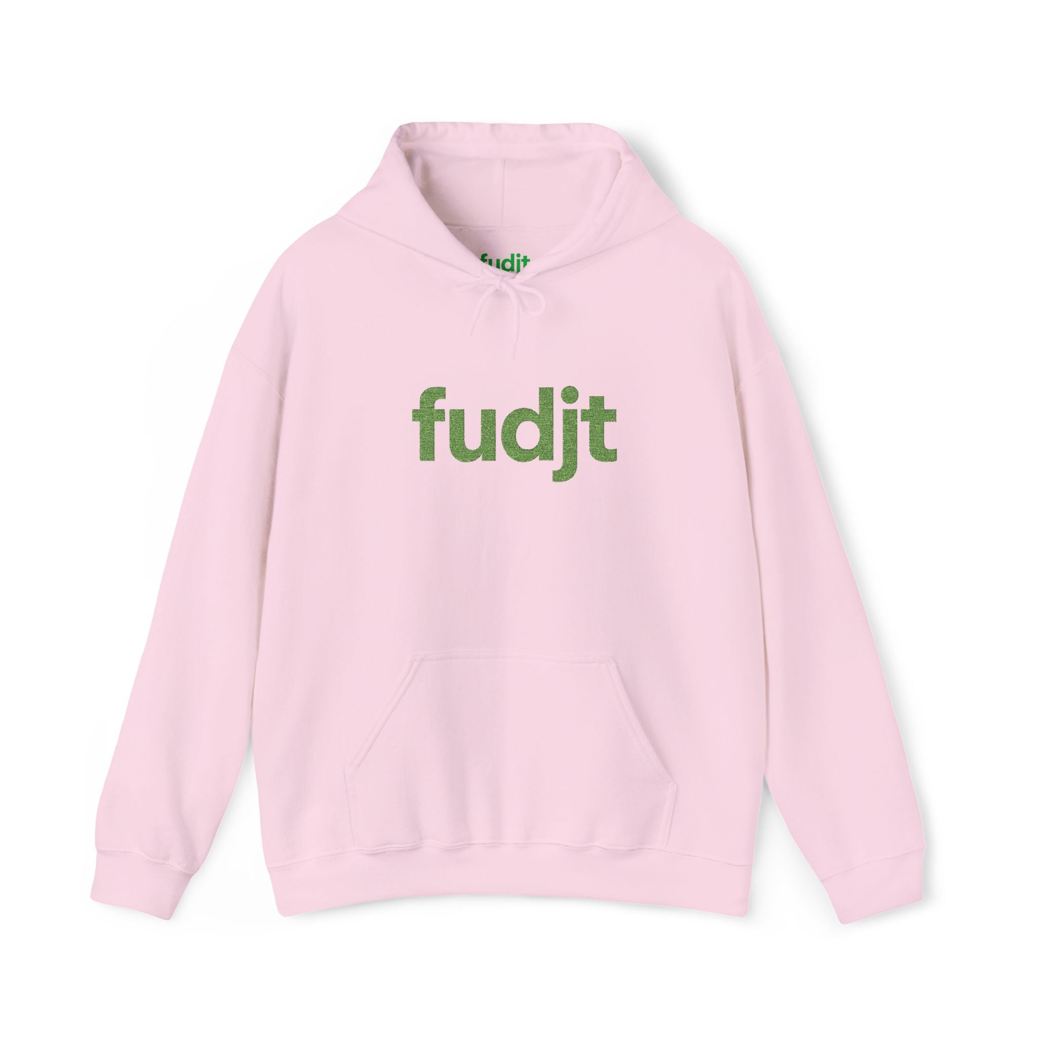 Green fudjt Embroidered Heavy Blend Hooded Sweatshirt | 15 Colors | Stand For Something