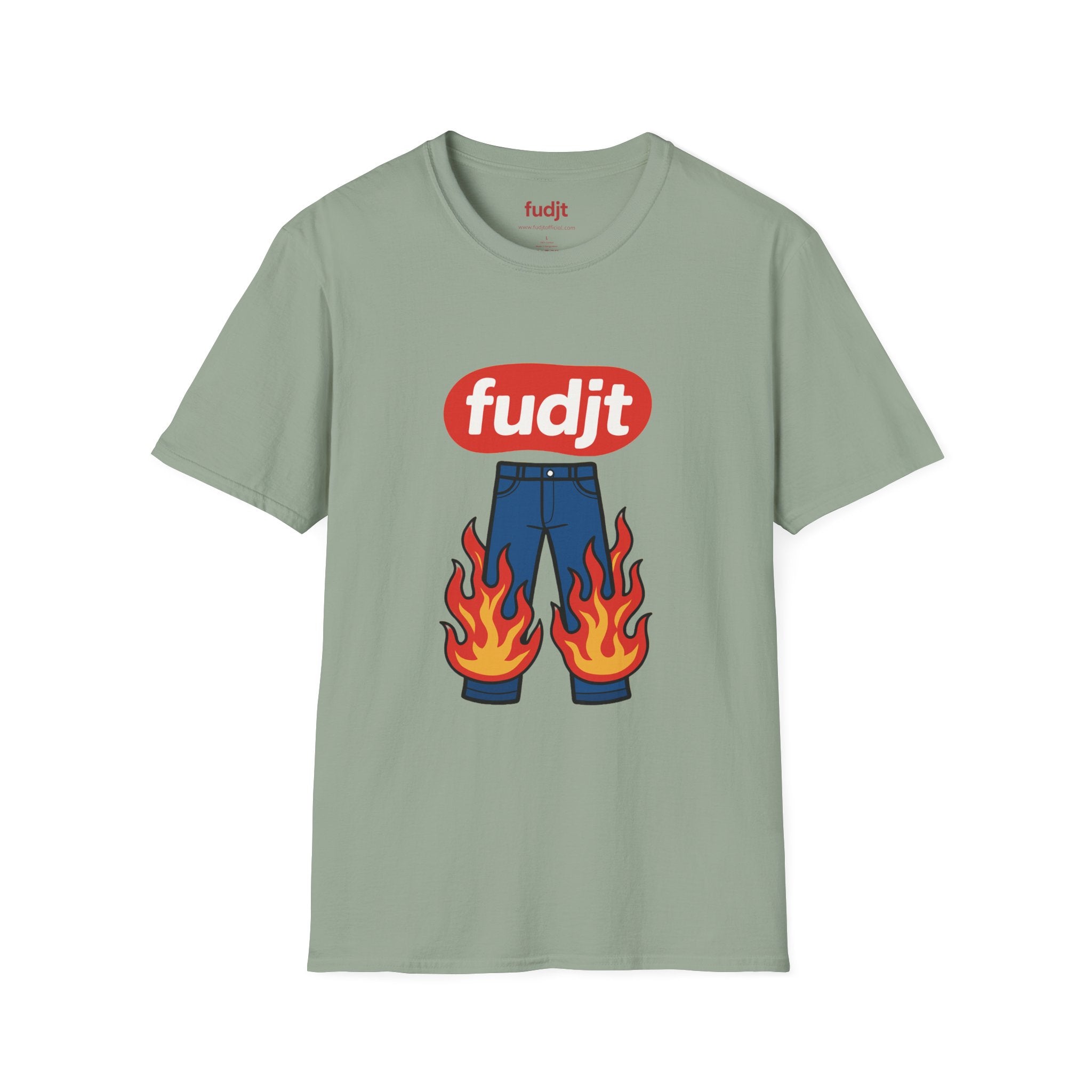 fudjt Pants On Fire Everyday Style Tee | 14 Colors