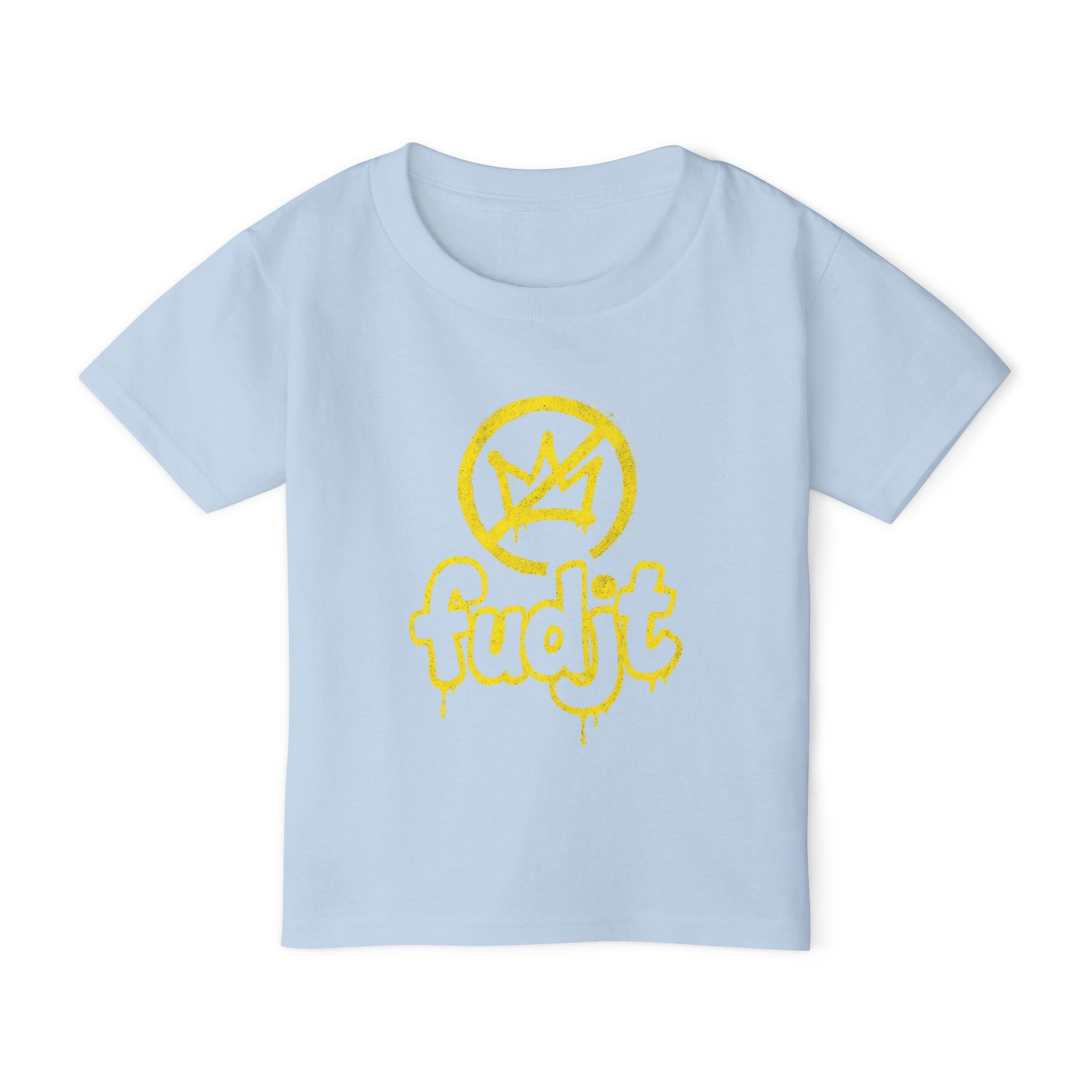 fudjt Toddler Tee with Golden fudjt No Kings Design | 6 Colors