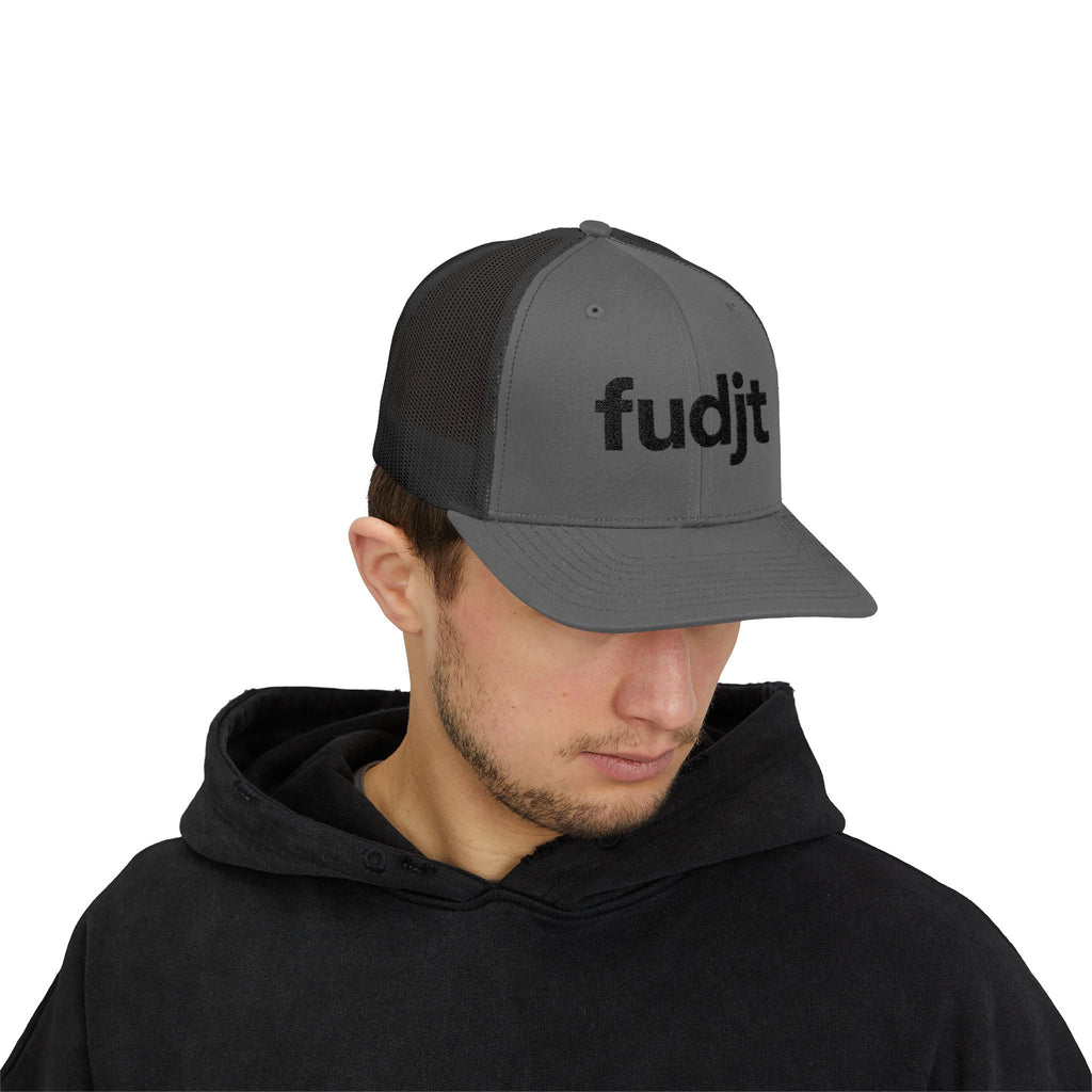 Black fudjt logo Snapback Trucker Cap | 6 Colors