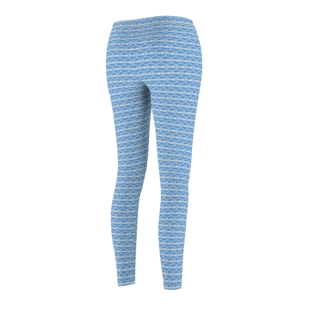 Light Blue fudjt Unbroken Chain 1.25 Casual Leggings
