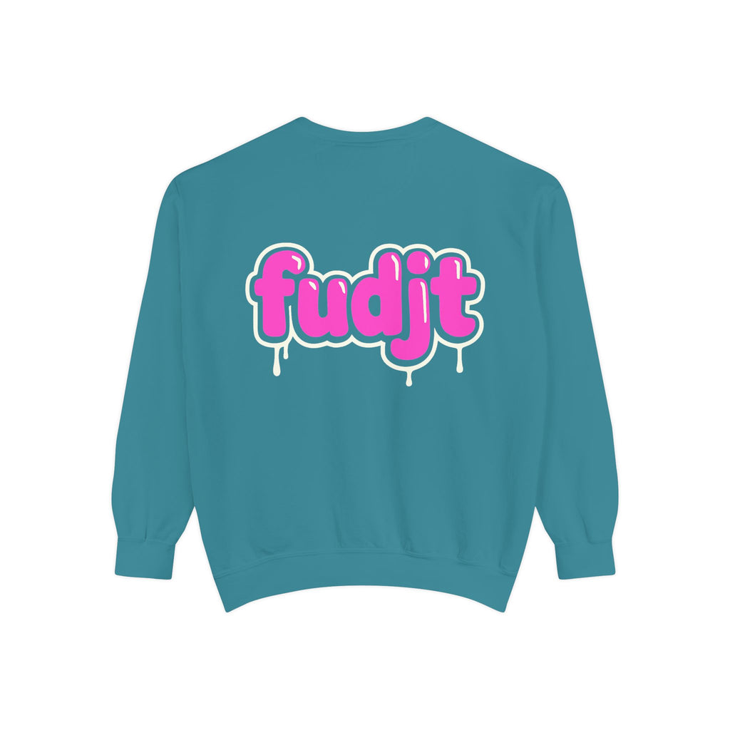 Rebel Loon fudjt Retro Wildlife Crewneck, Bold Pink Drip Backside | 14 Colors