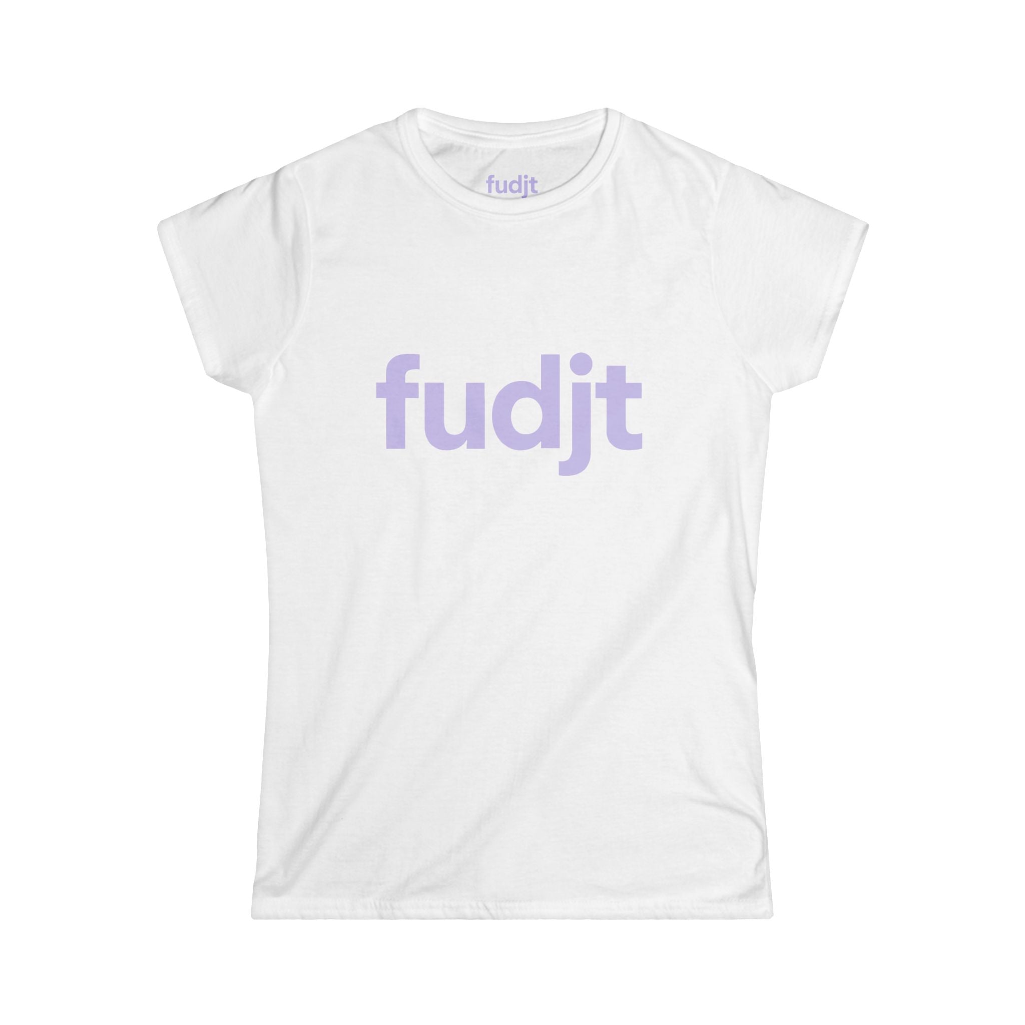 Women's Lavender fudjt logo Comfy Stylie Tee | 12 Colors