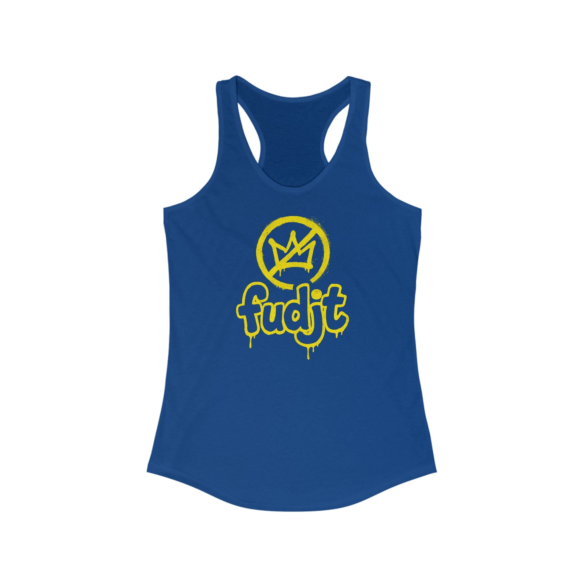 Golden fudjt No Kings Women's Racerback Tank, Relaxed Fit | 5 Colors