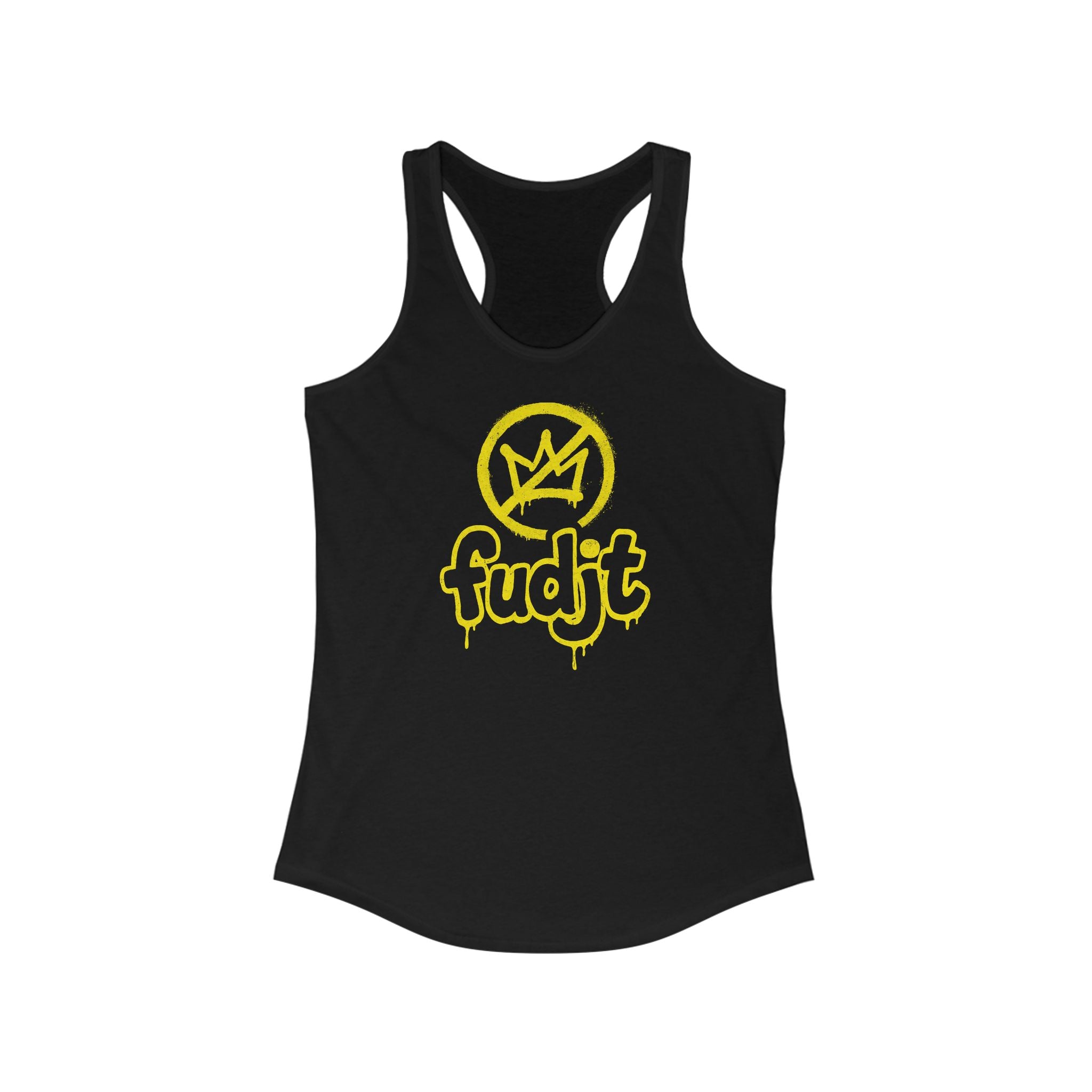 Golden fudjt No Kings Women's Racerback Tank, Relaxed Fit | 5 Colors