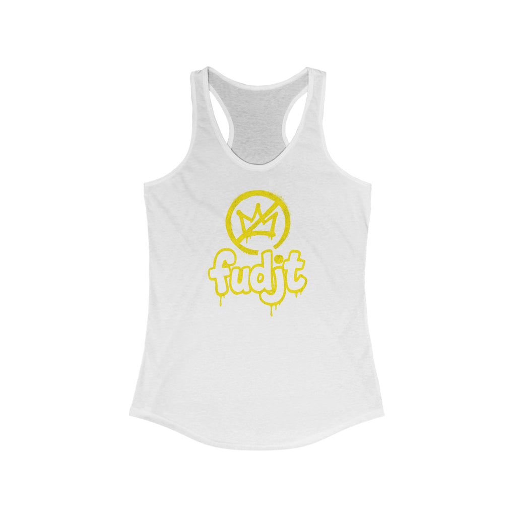 Golden fudjt No Kings Women's Racerback Tank, Relaxed Fit | 5 Colors