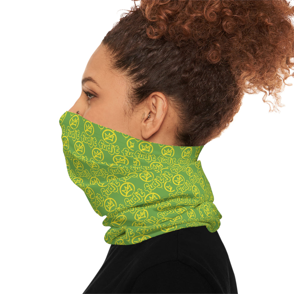 Green Golden fudjt No Kings 1.25 Neck Gaiter