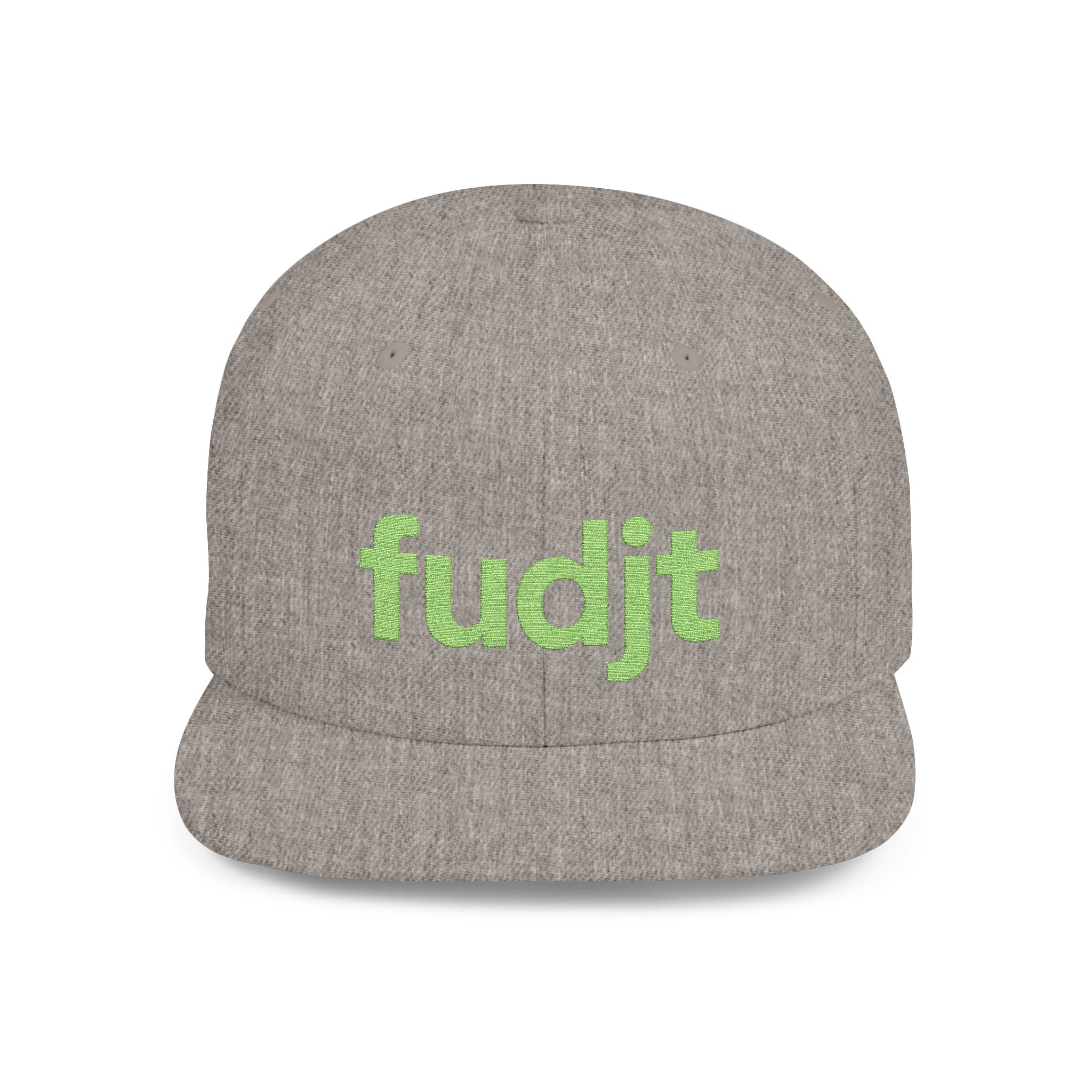 Stylish Flat Bill Snapback Green fudjt Streetwear Logo Cap | 11 Colors