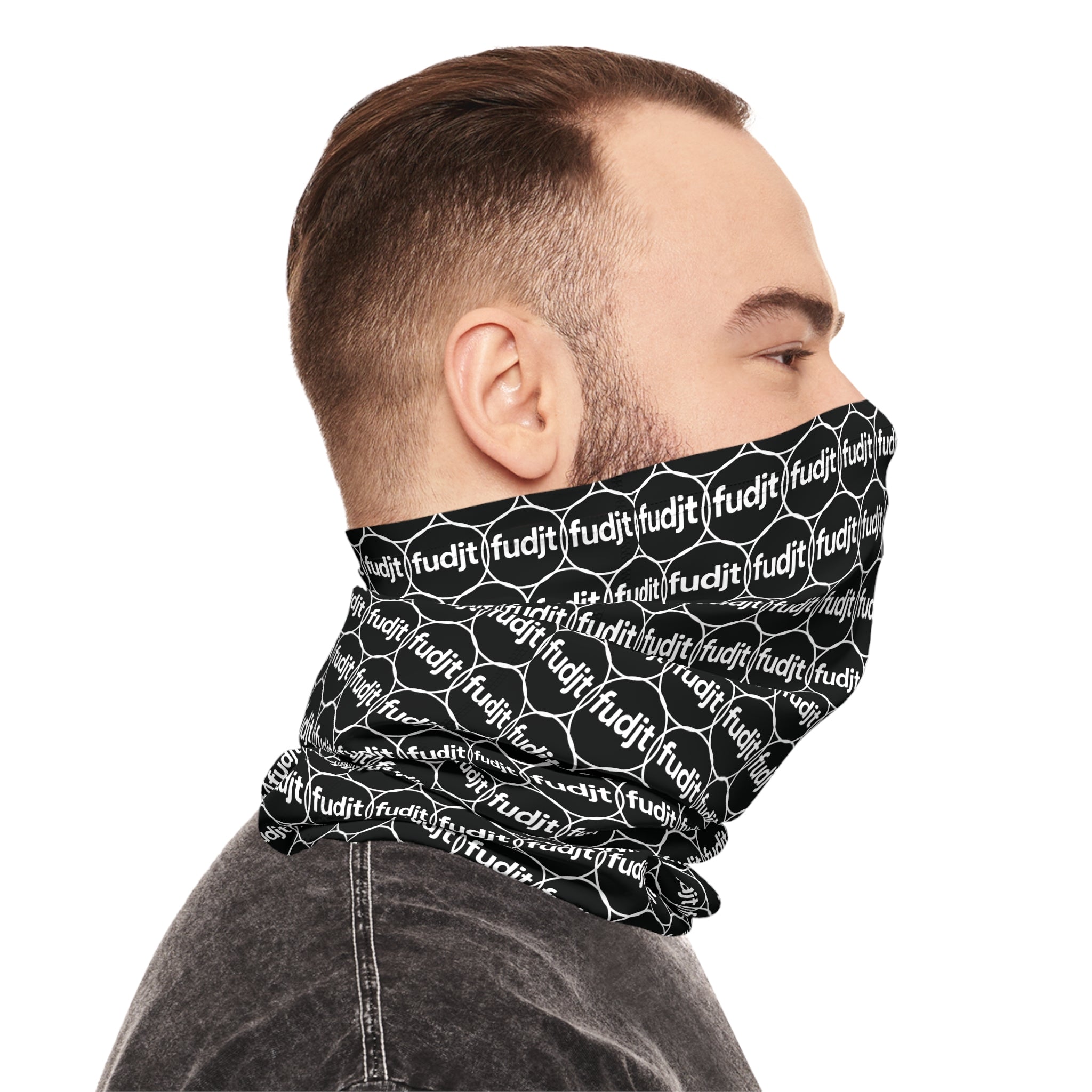 Black & White fudjt Unbroken Chain 1.25 Neck Gaiter - view 4