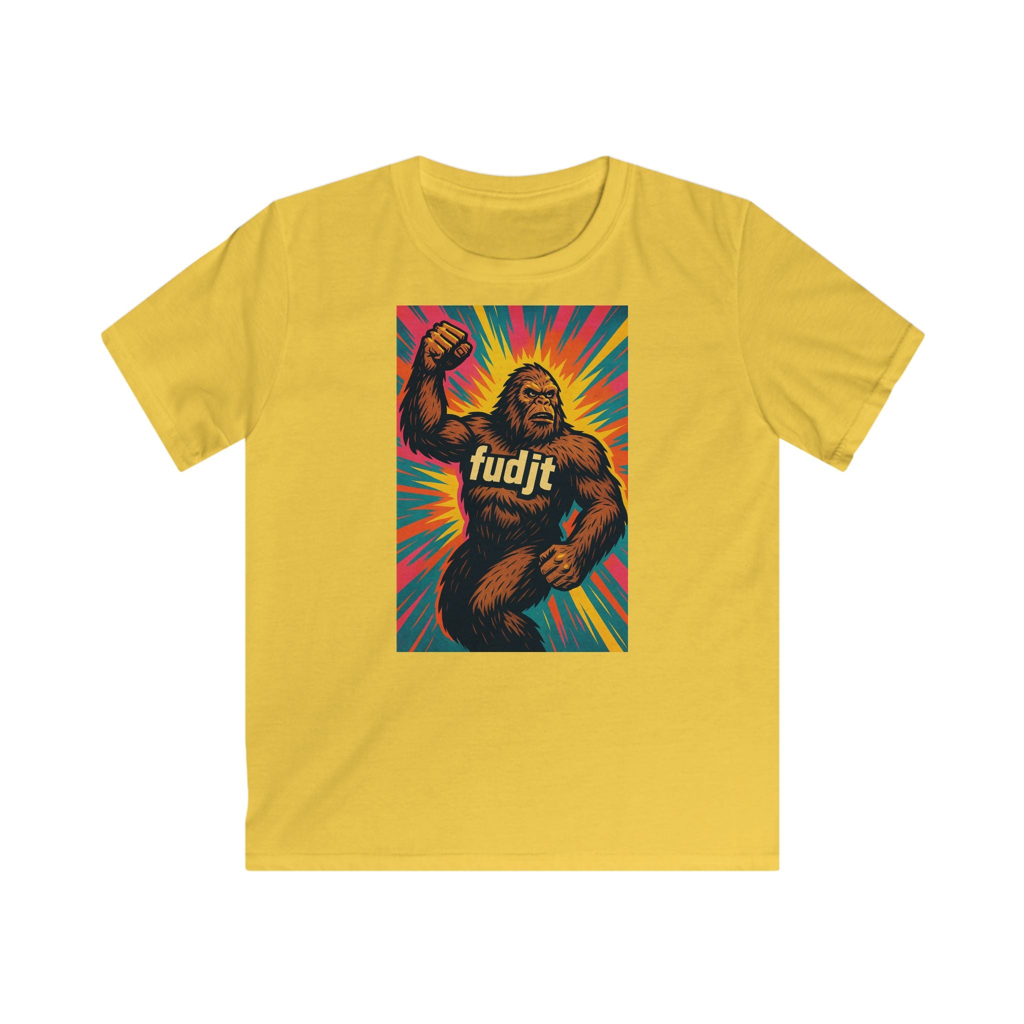 fudjt Kids Sasquatch Salute Tee | 5 Colors