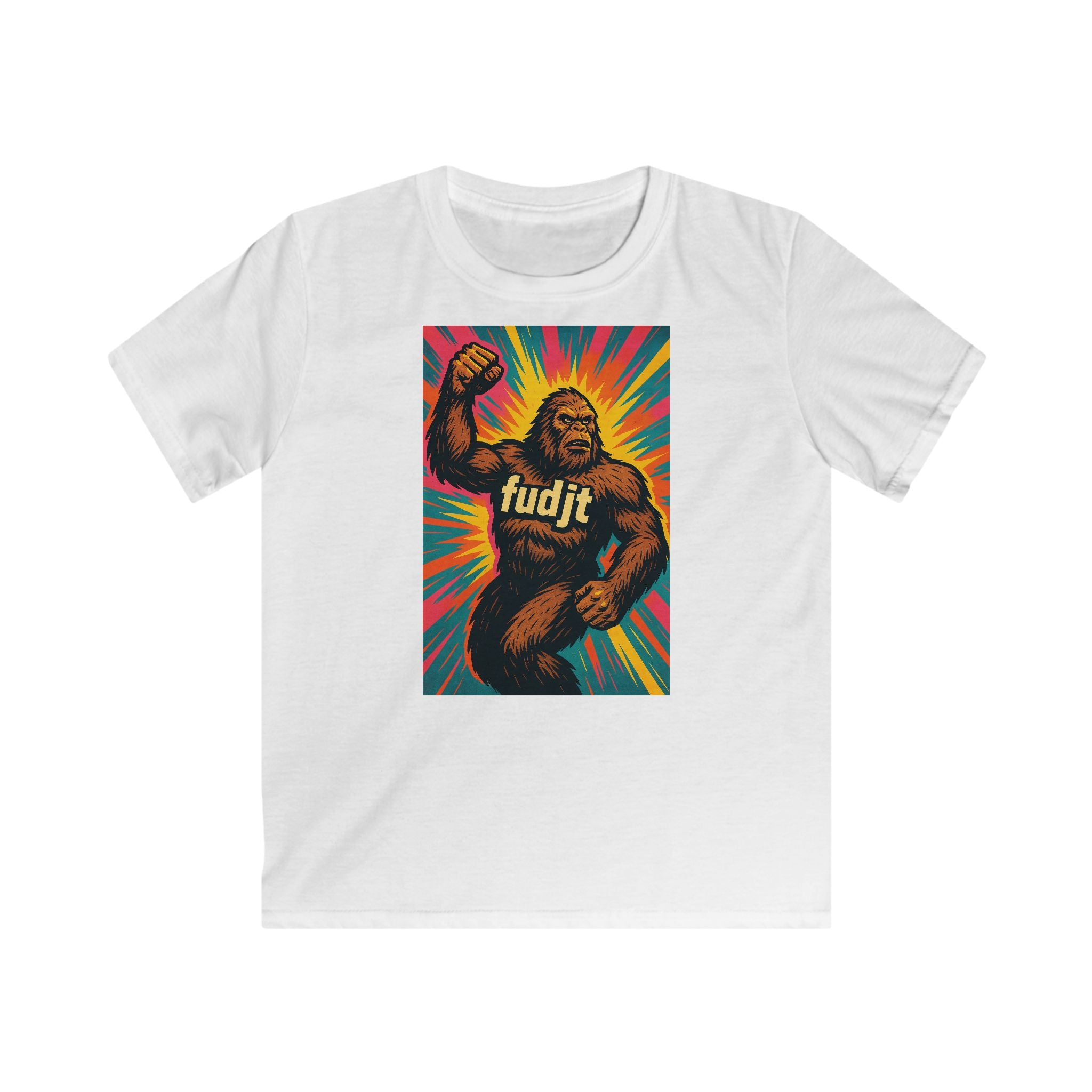 fudjt Kids Sasquatch Salute Tee | 5 Colors