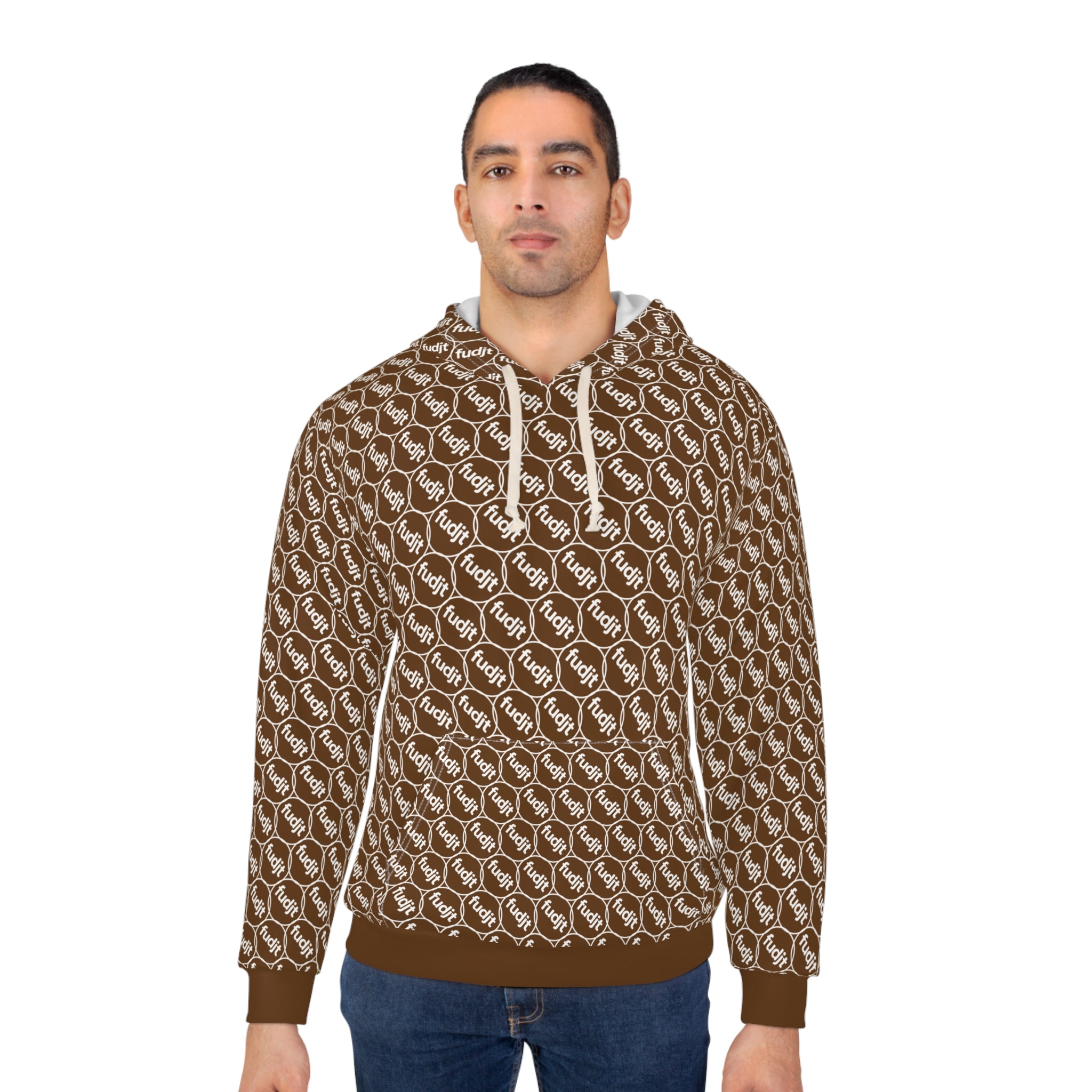 Brown fudjt Unbroken Chain Hoodie | All Over 2.5-45