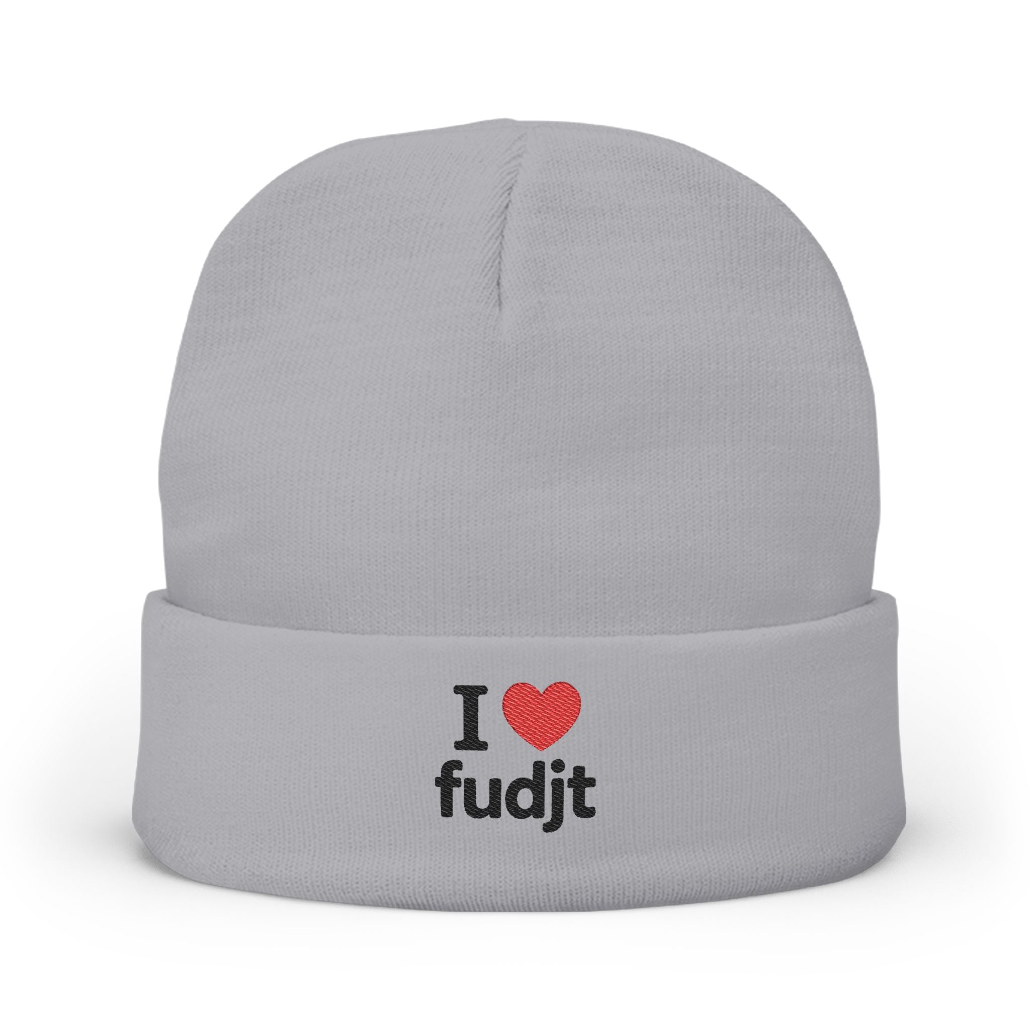 I Heart fudjt Knit Beanie | 2 Colors