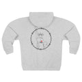 Zip Hoodie with I Heart fudjt + Lady Liberty | Front & Back Graphic | 4 Colors