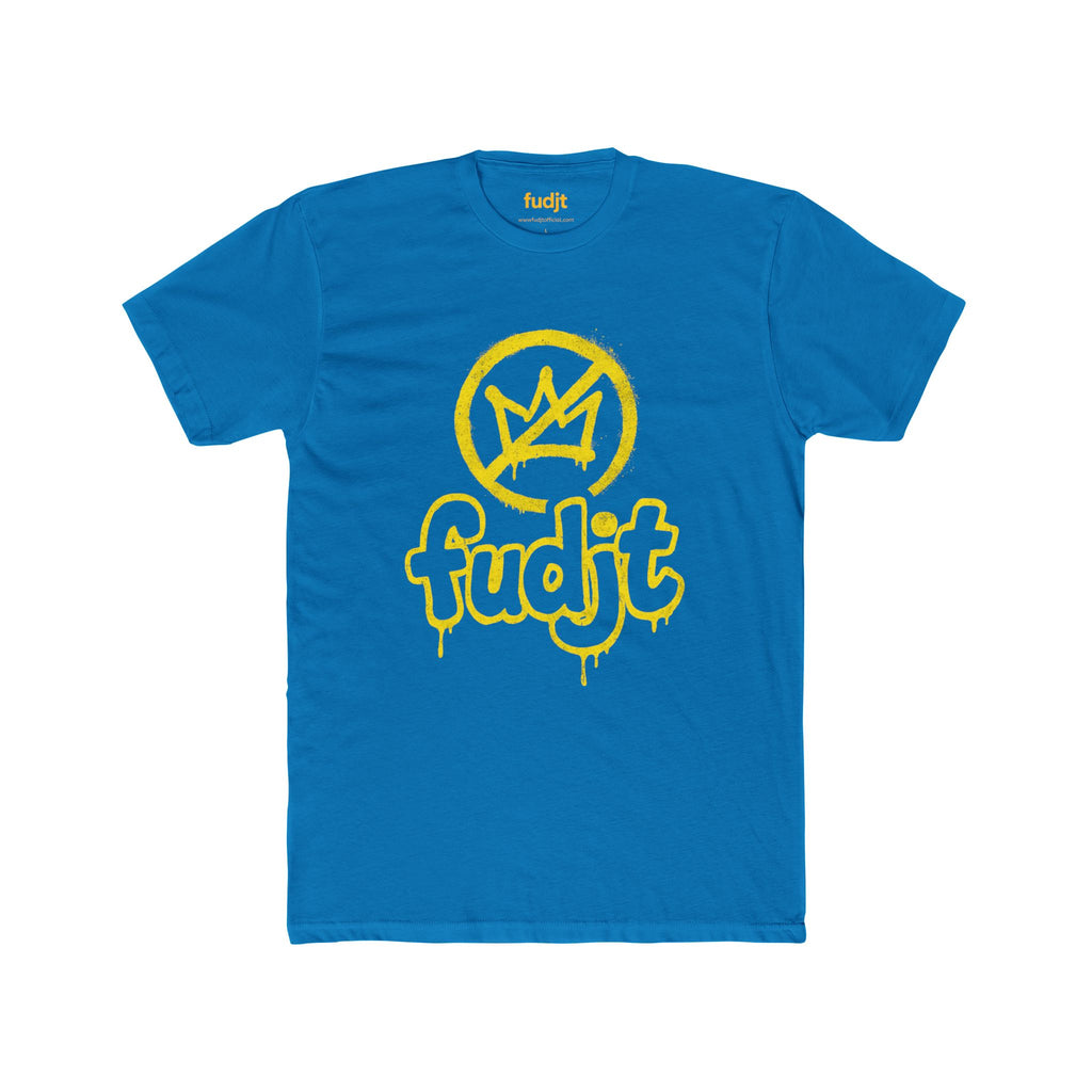 Golden fudjt No Kings Cotton Crew Tee | 12 Colors
