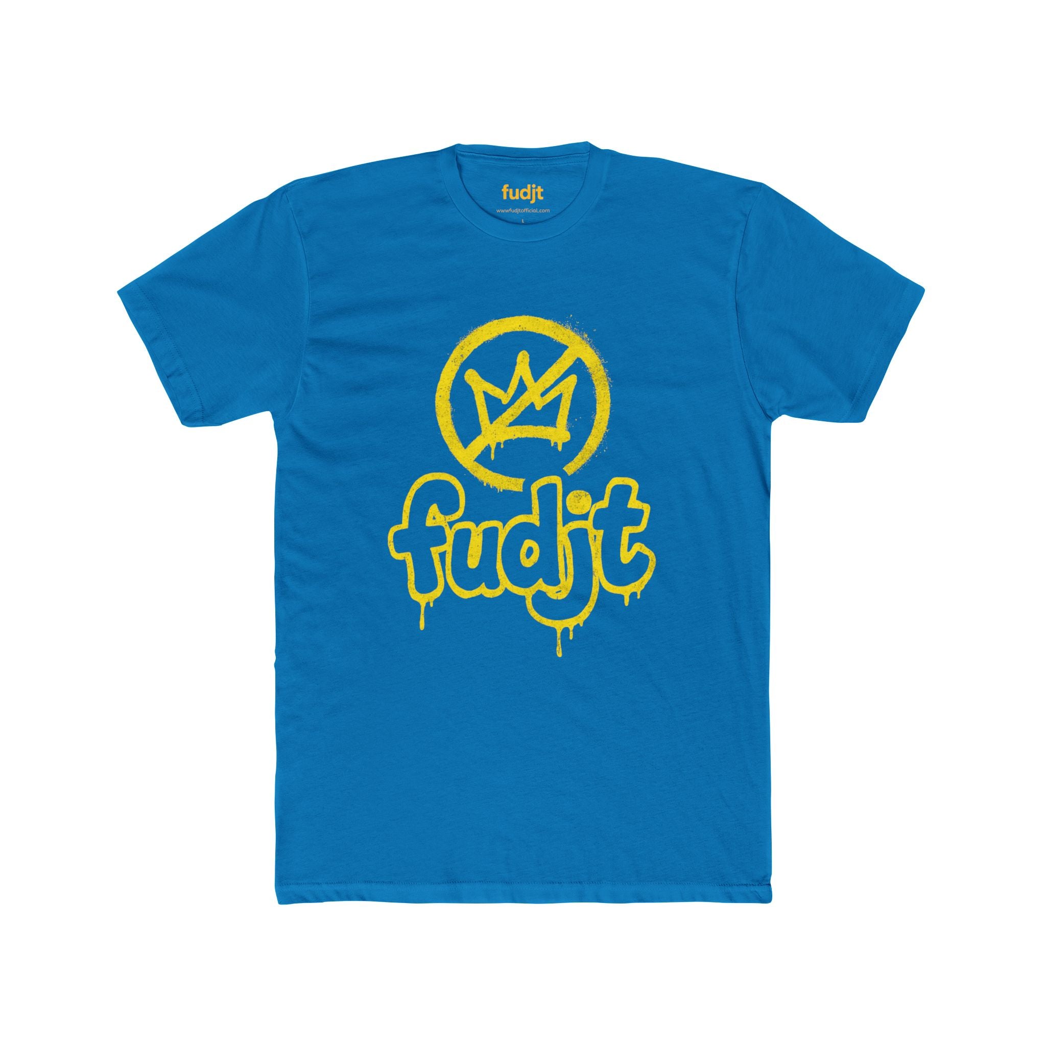 Golden fudjt No Kings Cotton Crew Tee | 12 Colors