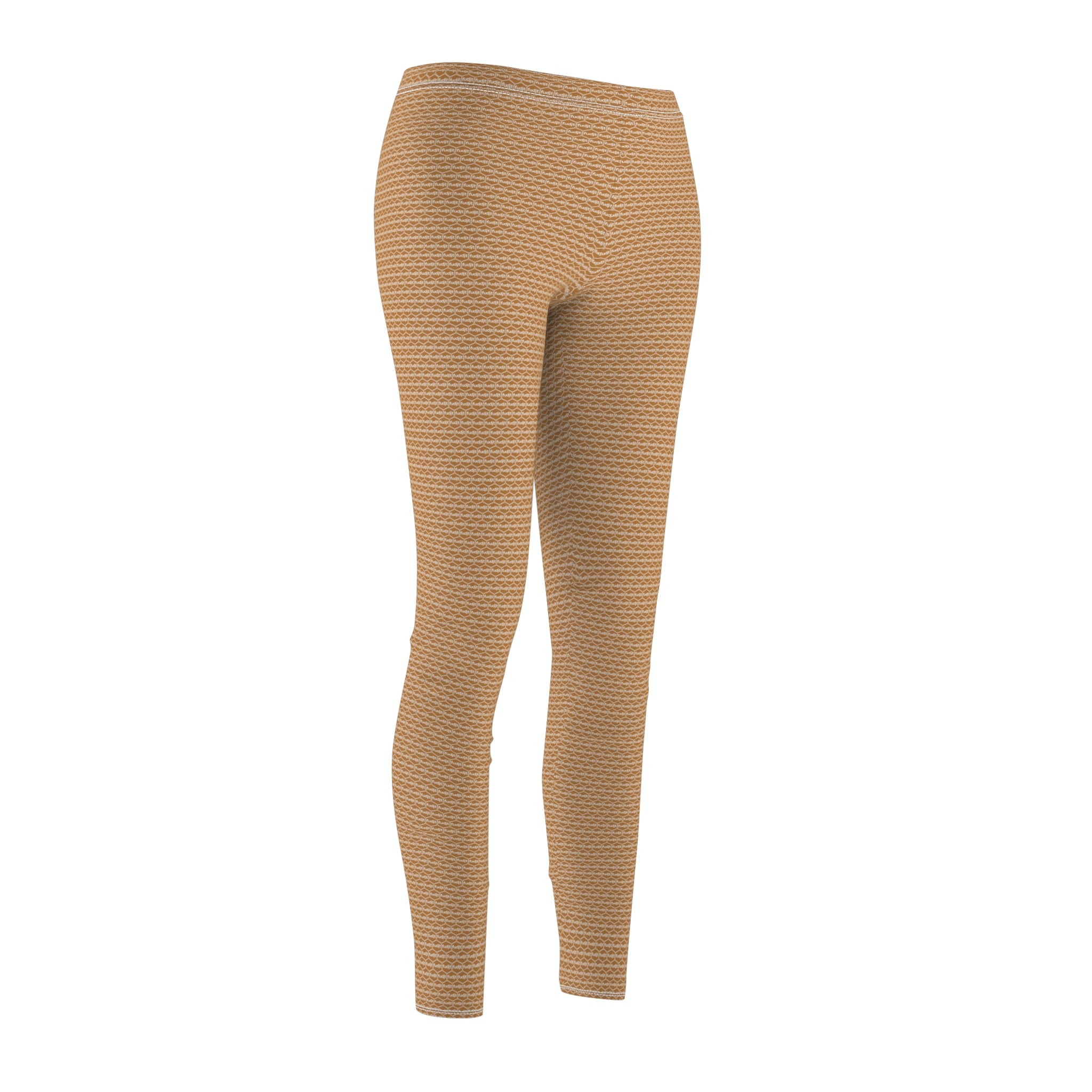 Light Brown fudjt Unbroken Chain .5 Casual Leggings