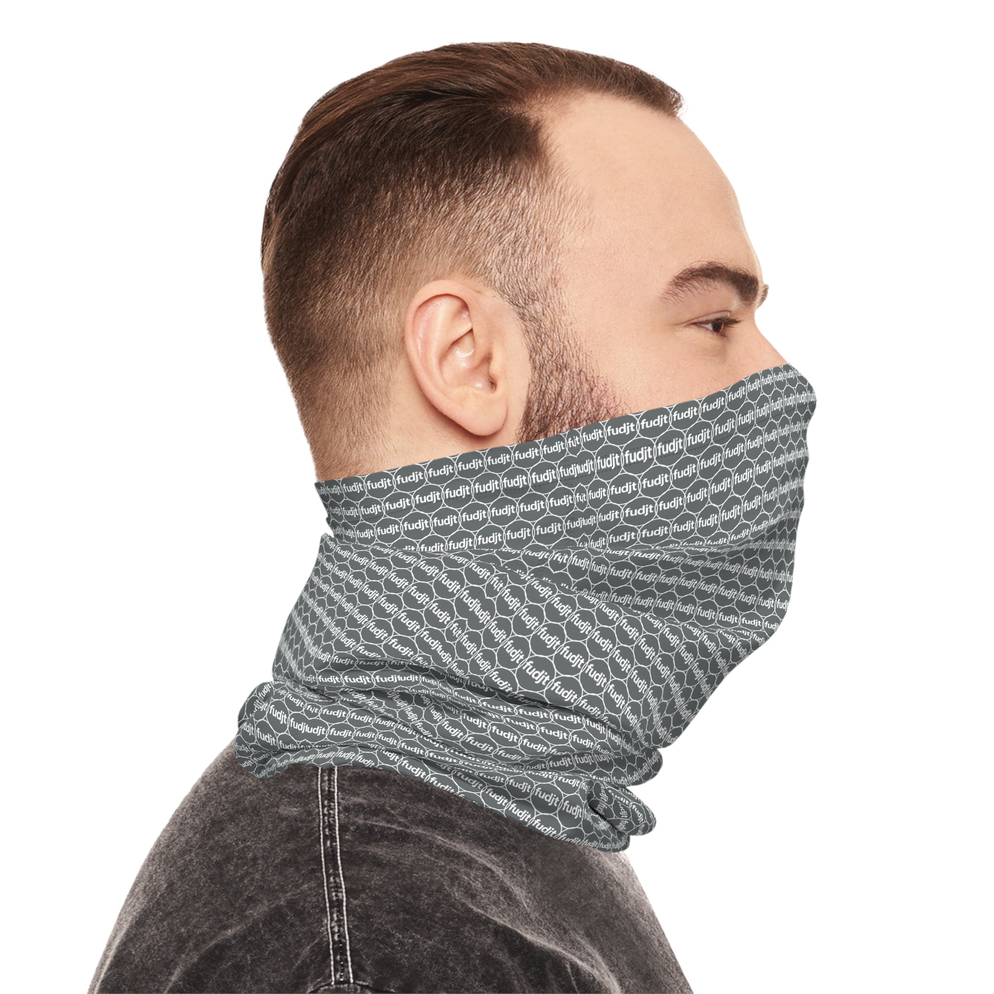 Dark Gray fudjt Unbroken Chain .5 Neck Gaiter