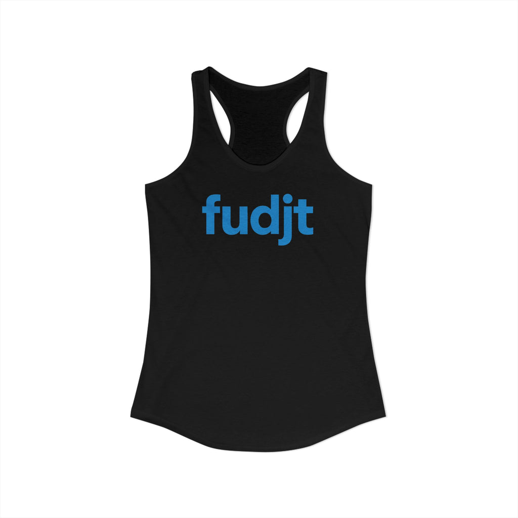 Turquoise fudjt Logo Women's Racerback Tank, Relaxed Fit | 5 Colors