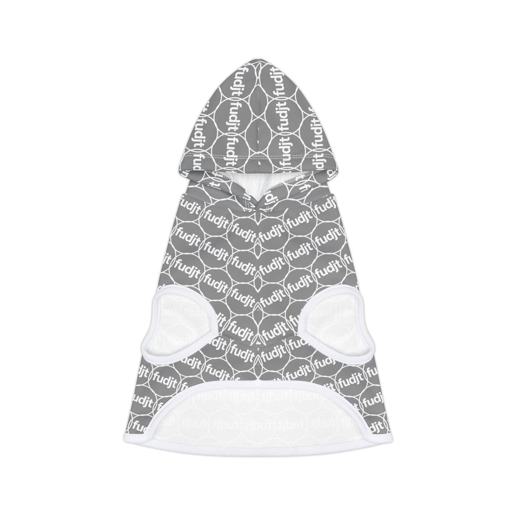 Gray fudjt Pet Hoodie | Unbroken Chain 2.5 | 7 Sizes