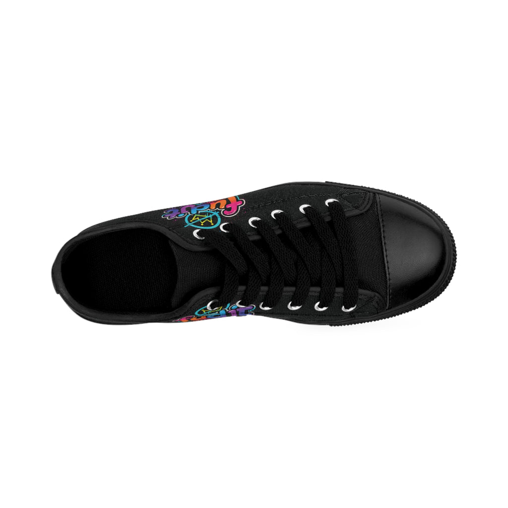fudjt No Kings Clown Town Street Style Sneakers | Men & Boys Black Low Top