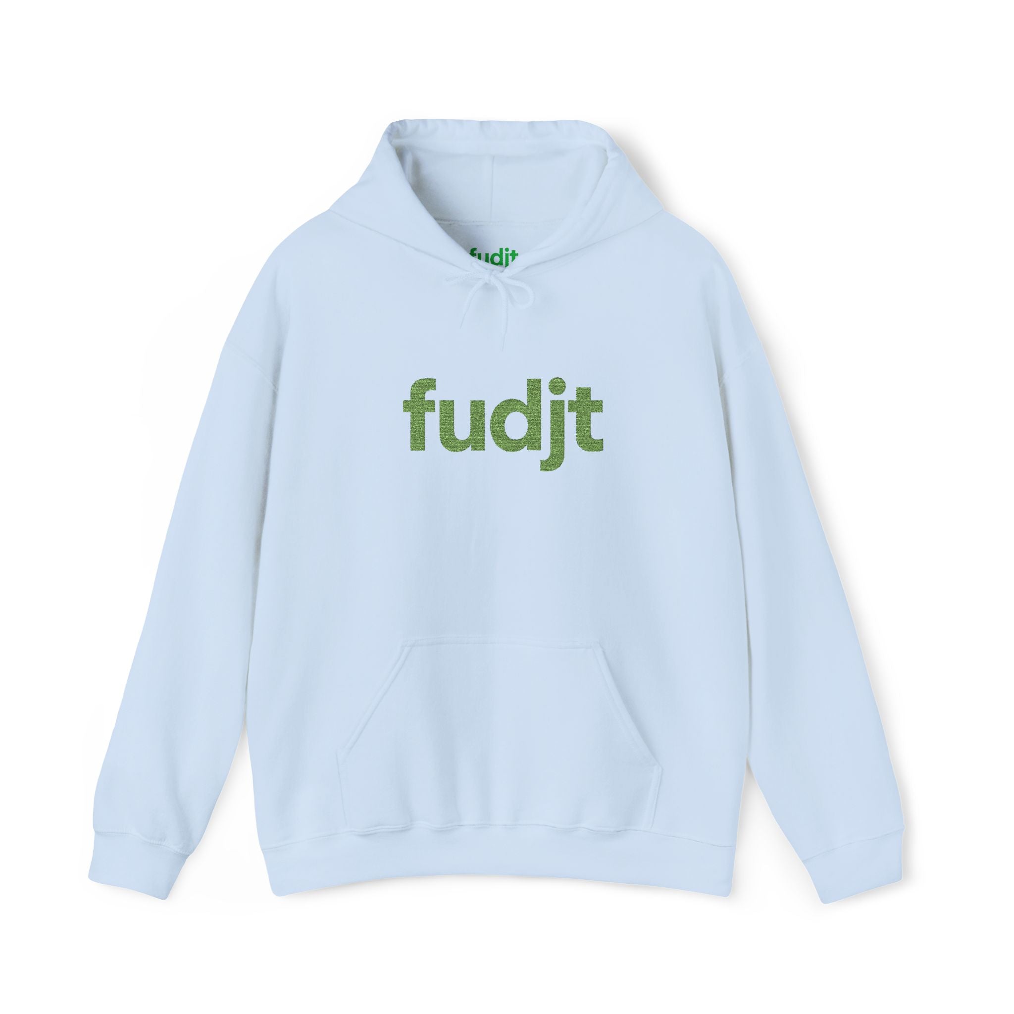 Green fudjt Embroidered Heavy Blend Hooded Sweatshirt | 15 Colors | Stand For Something