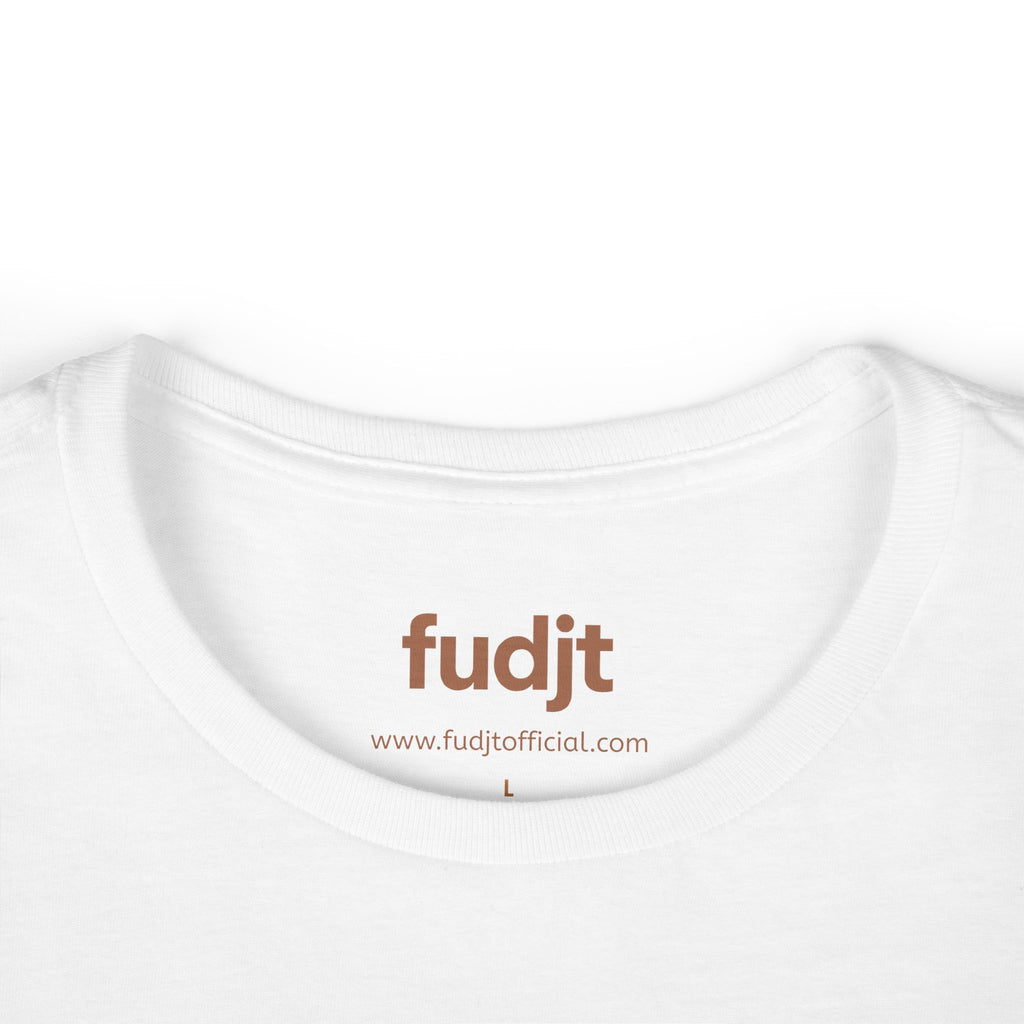 Women's Brown fudjt logo Comfy Stylie Tee | 12 Colors