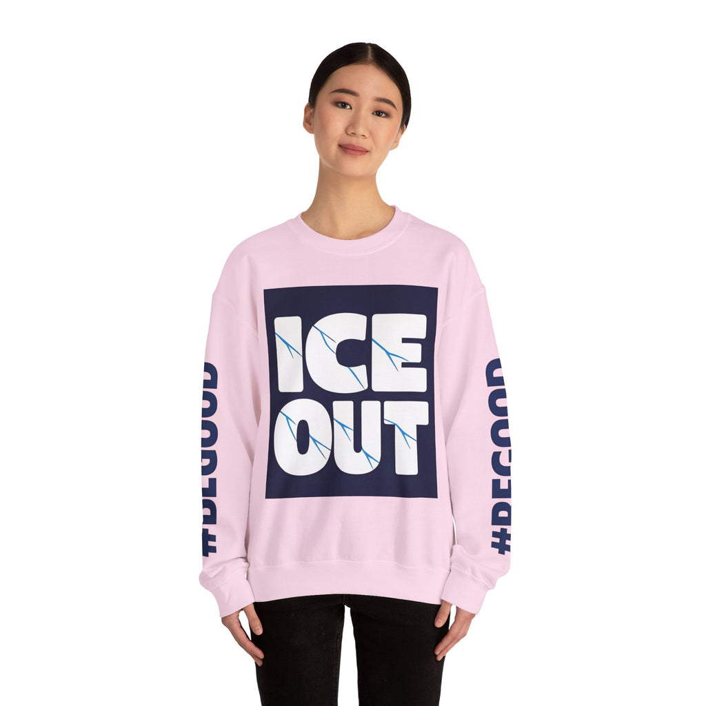 Ice Out Crewneck Sweatshirt — #PRETTIGOOD Graphic Pullover | 10 Colors