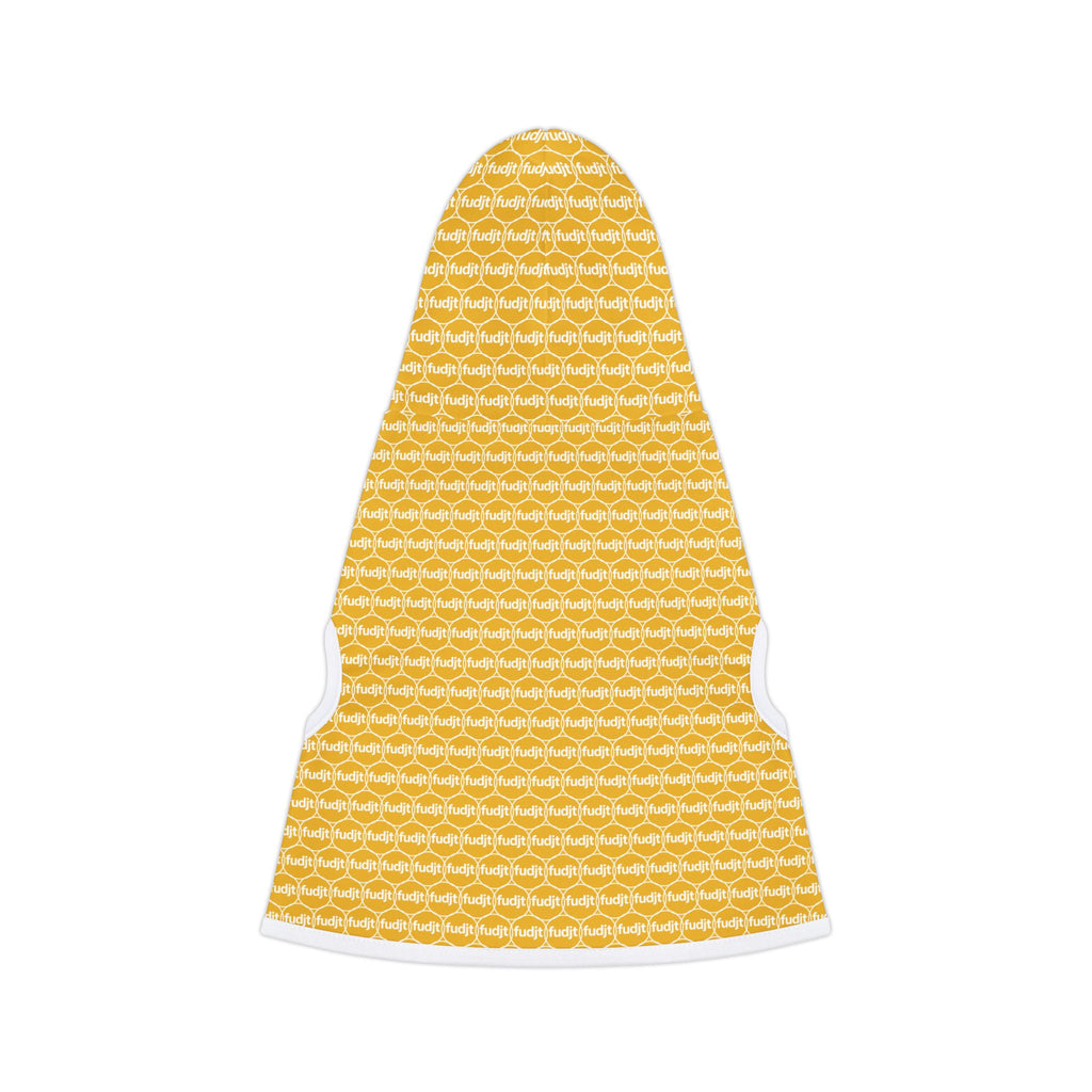 Yellow fudjt Pet Hoodie | Unbroken Chain 1.25 | 7 Sizes