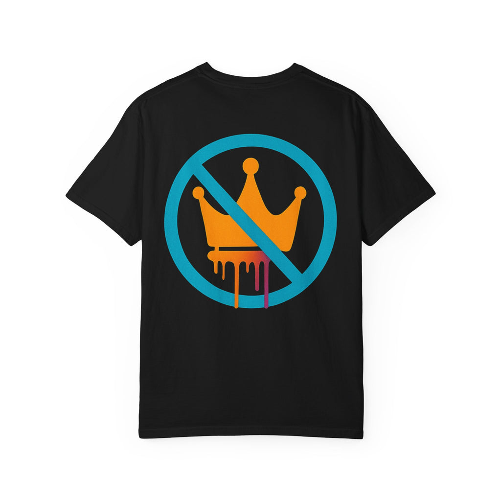 FUDJT Glitch Front & No Crown Back Premium Heavyweight Tee | 15 Colors