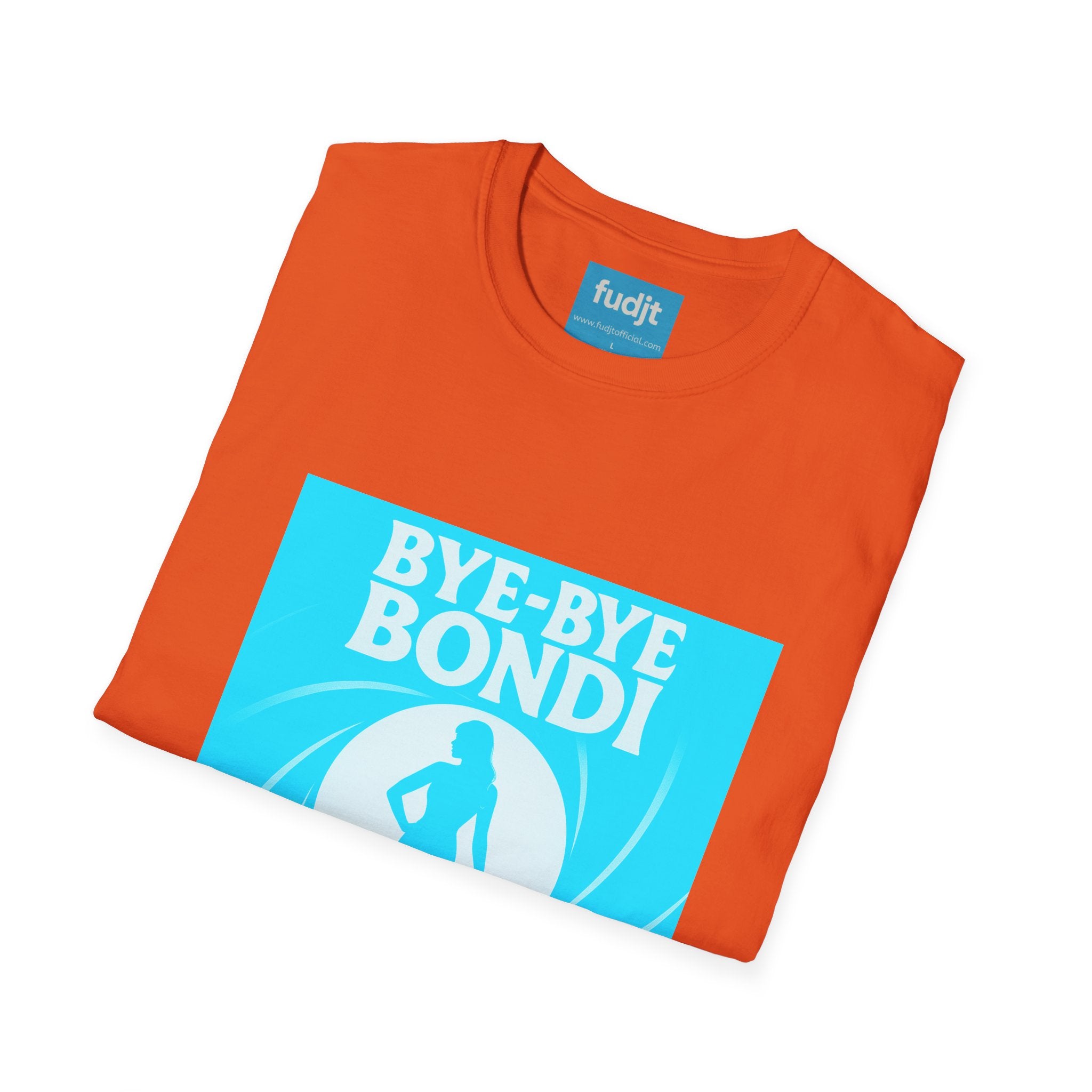 Bye-Bye Bondi | Blue Smoke Screen Retro fudjt Tee | 15 Colors