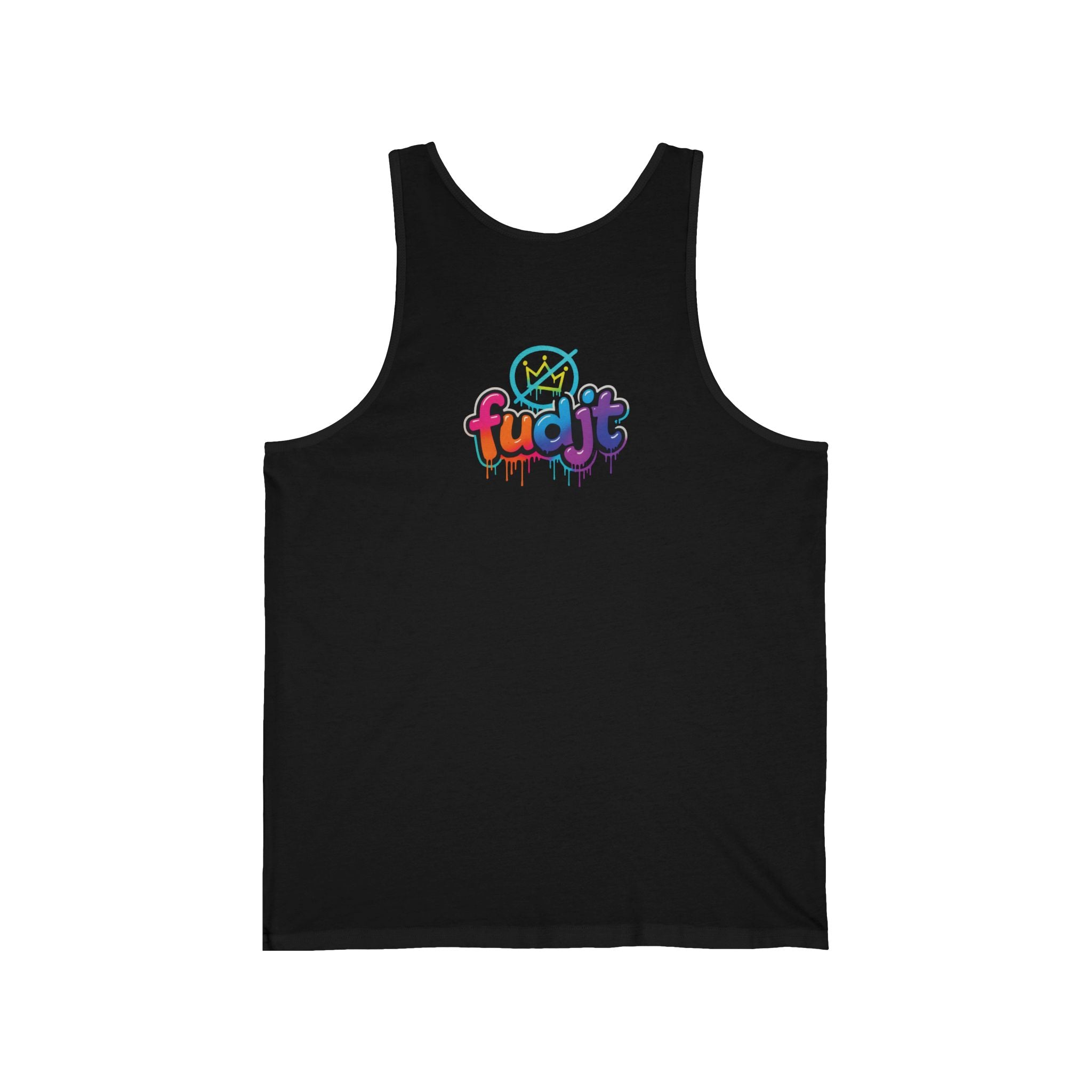 fudjt No Kings Clown Town Jersey Tank | Front & Back Graphic | 2 Colors