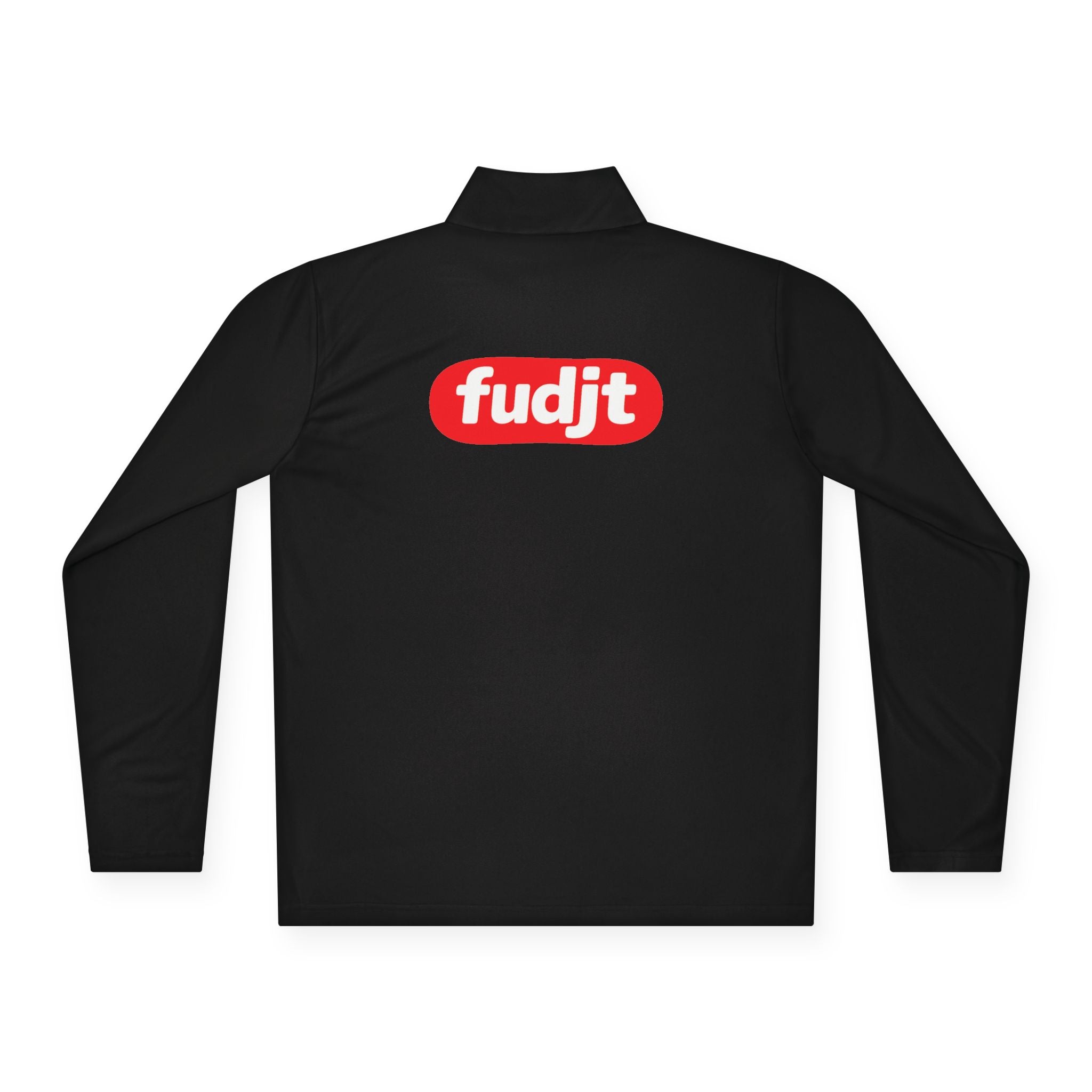 fudjt Anti-Supremacy Red Badge Quarter-Zip Performance Pullover | Bold Backside | 7 Colors