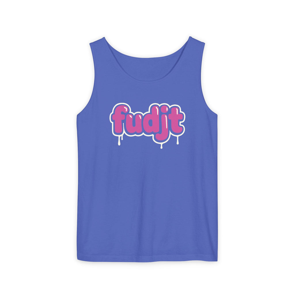 Pink Drip fudjt Long Tank Top | 16 Colors