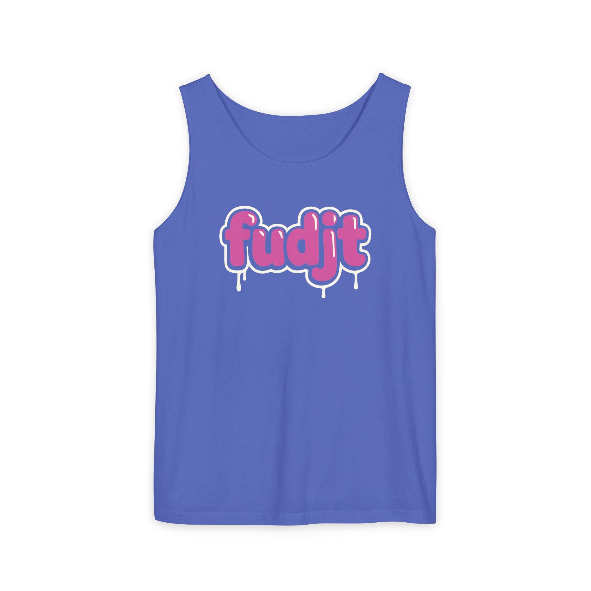 Pink Drip fudjt Long Tank Top | 16 Colors