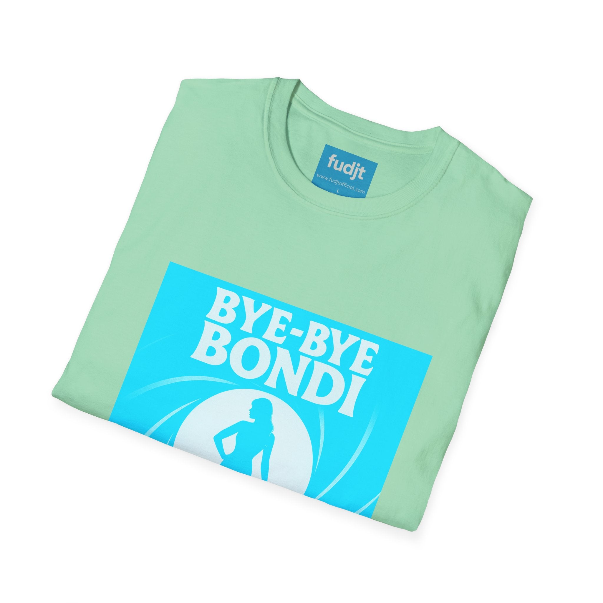 Bye-Bye Bondi | Blue Smoke Screen Retro fudjt Tee | 15 Colors