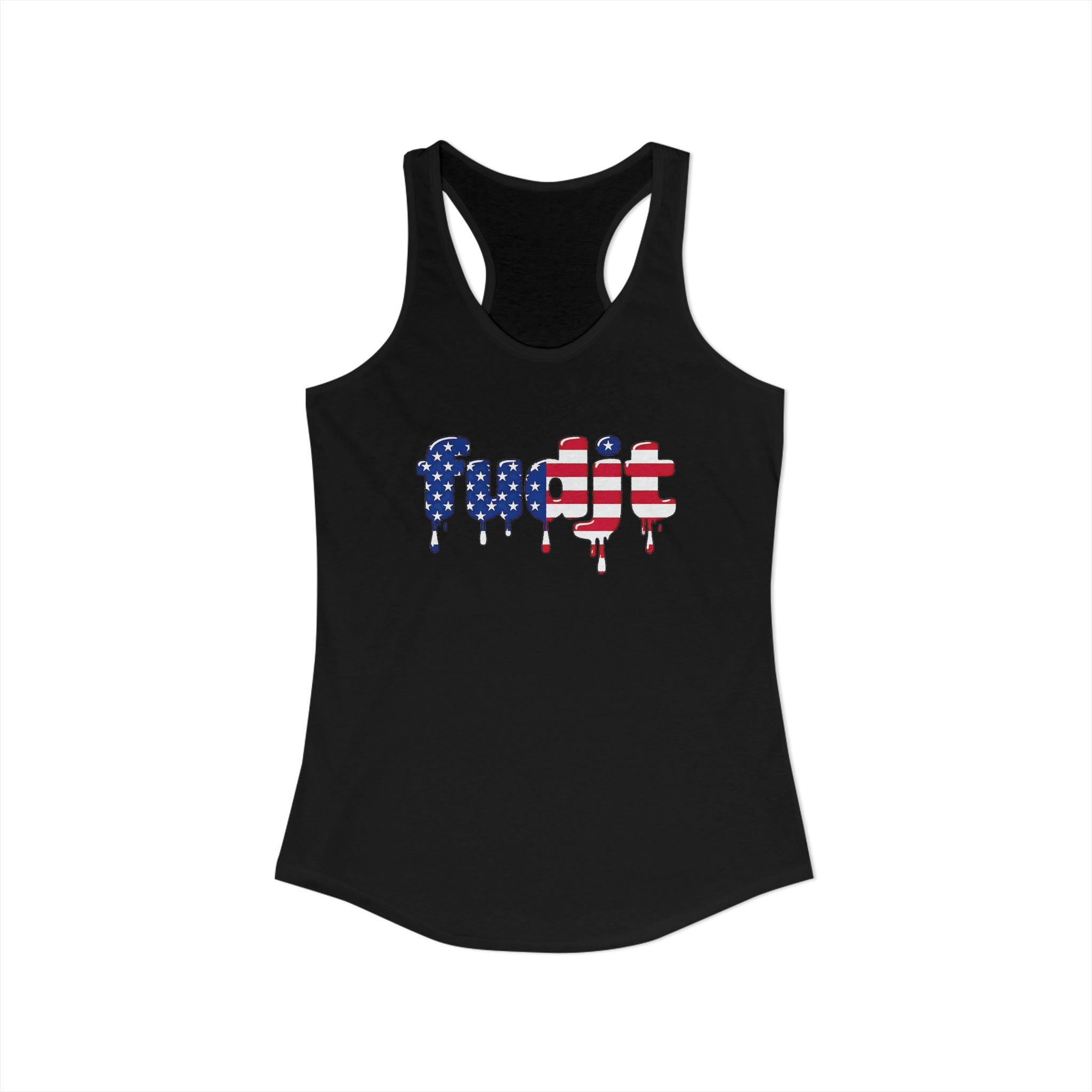 fudjt Stars & Stripes Women's Racerback Tank | 5 Colors