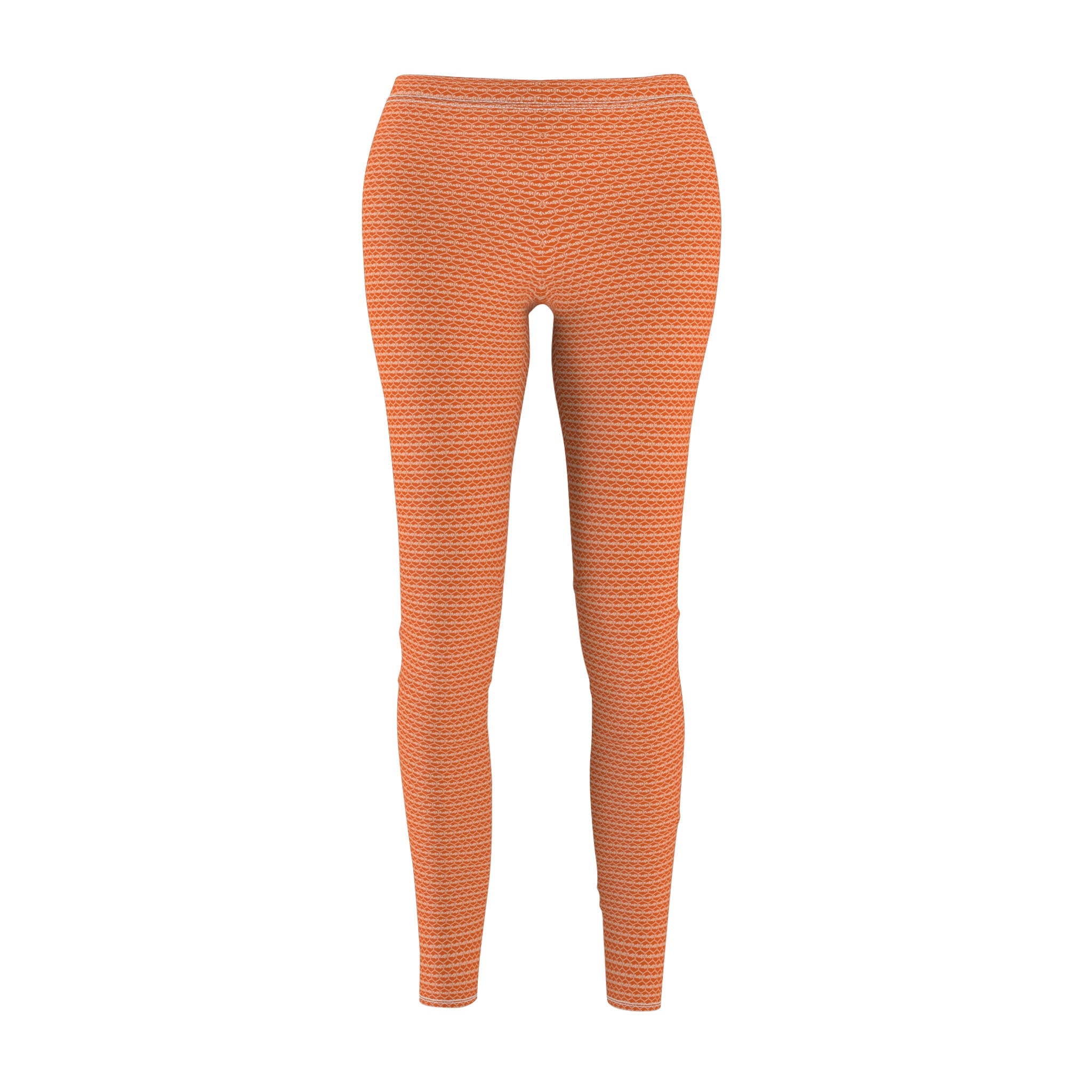 Orange fudjt Unbroken Chain .5 Casual Leggings