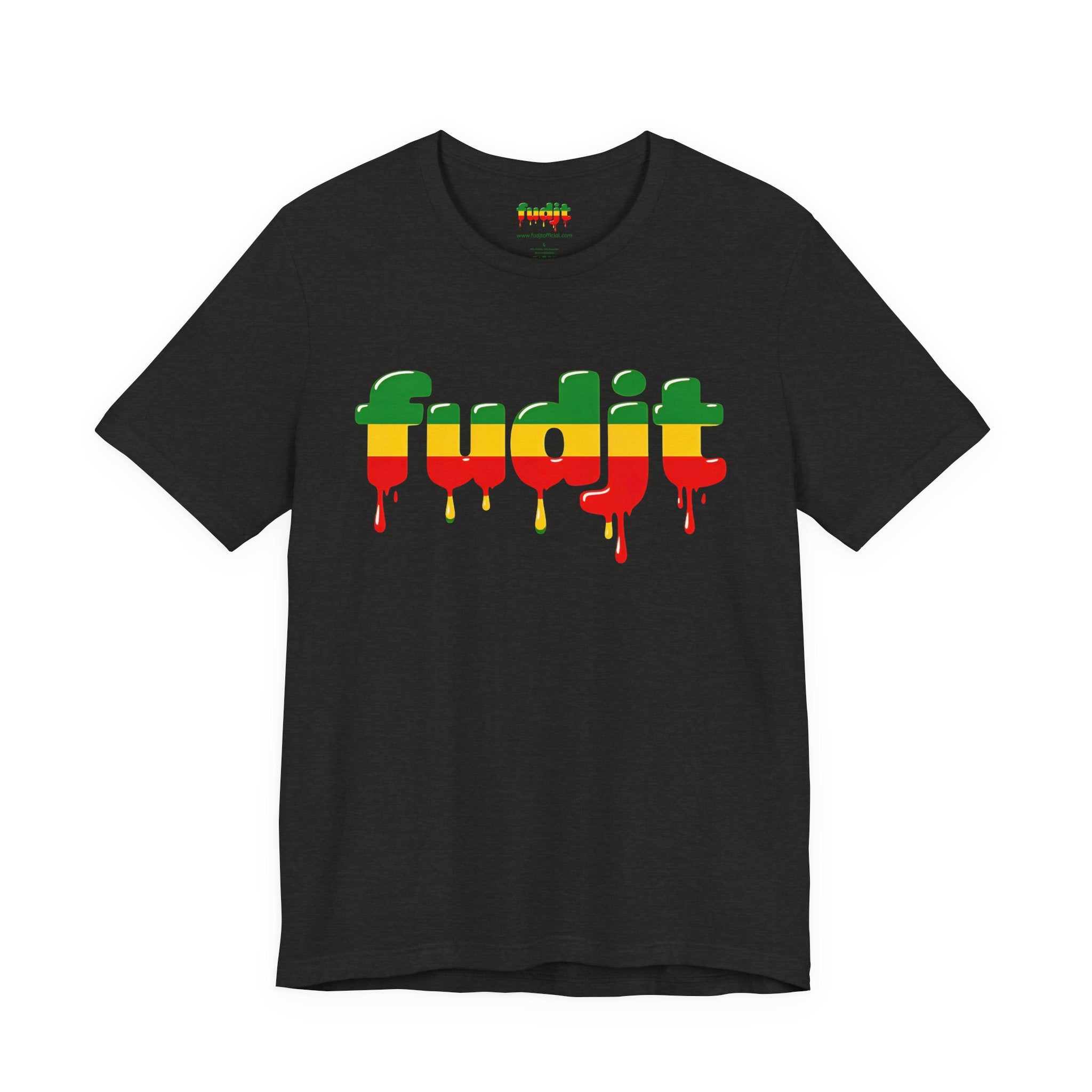 fudit Drip Logo Tee (Rasta Colors)