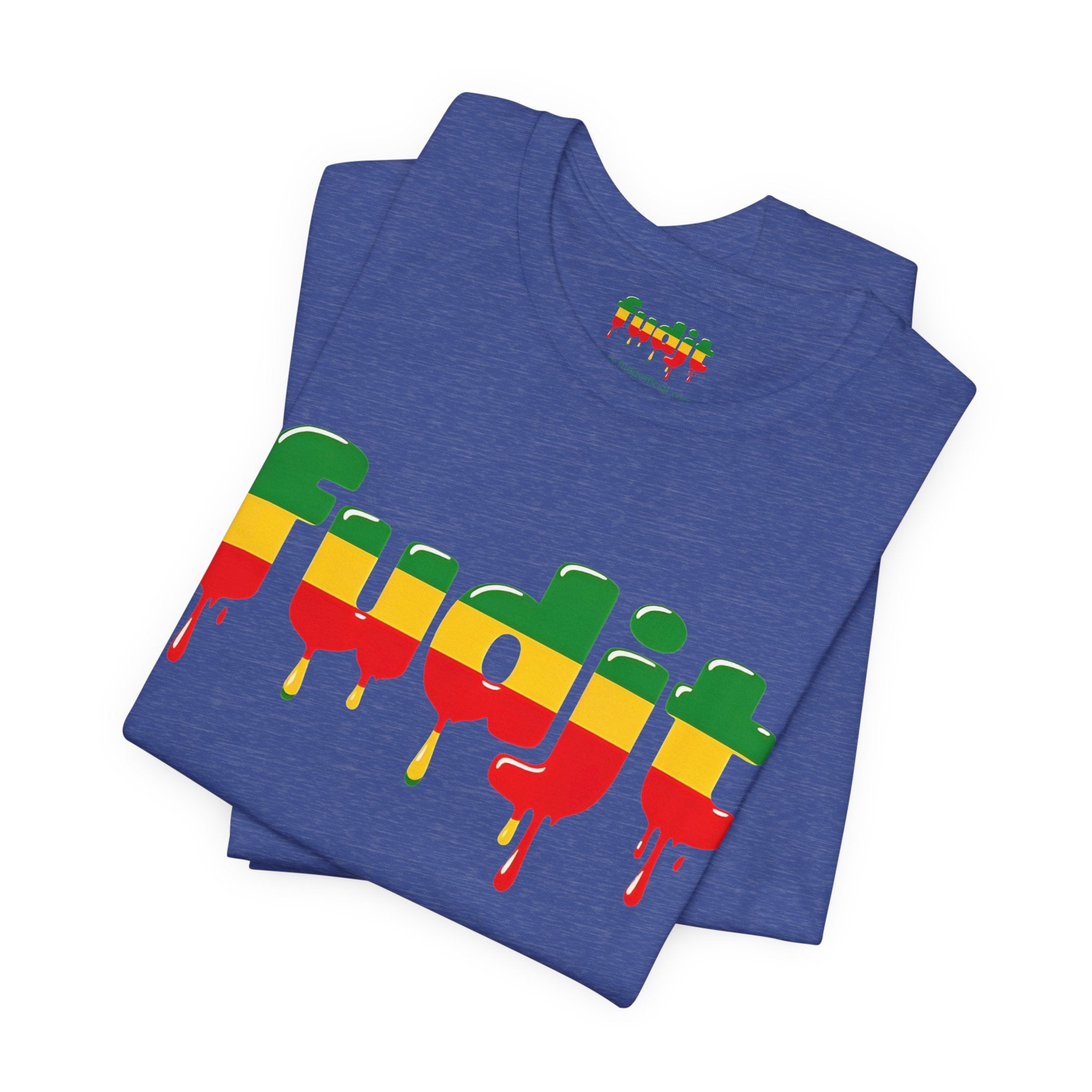 fudit Drip Logo Tee (Rasta Colors)